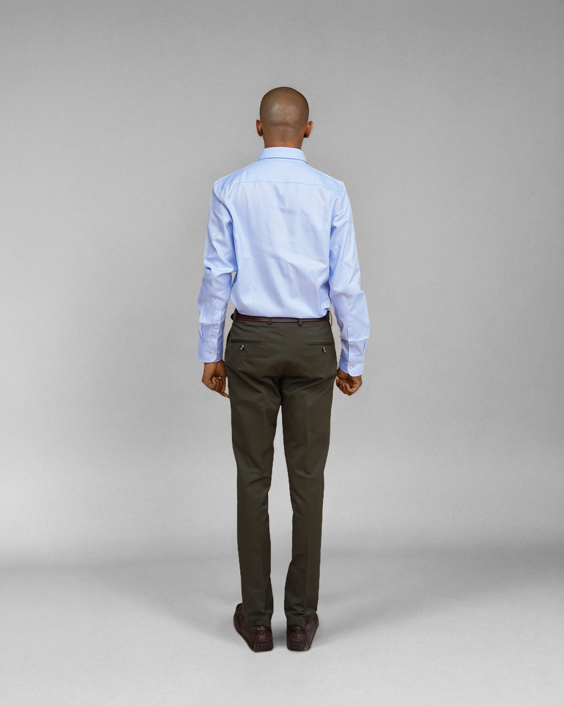 Bare Brown Slim Fit Hybrid Trouser - Olive