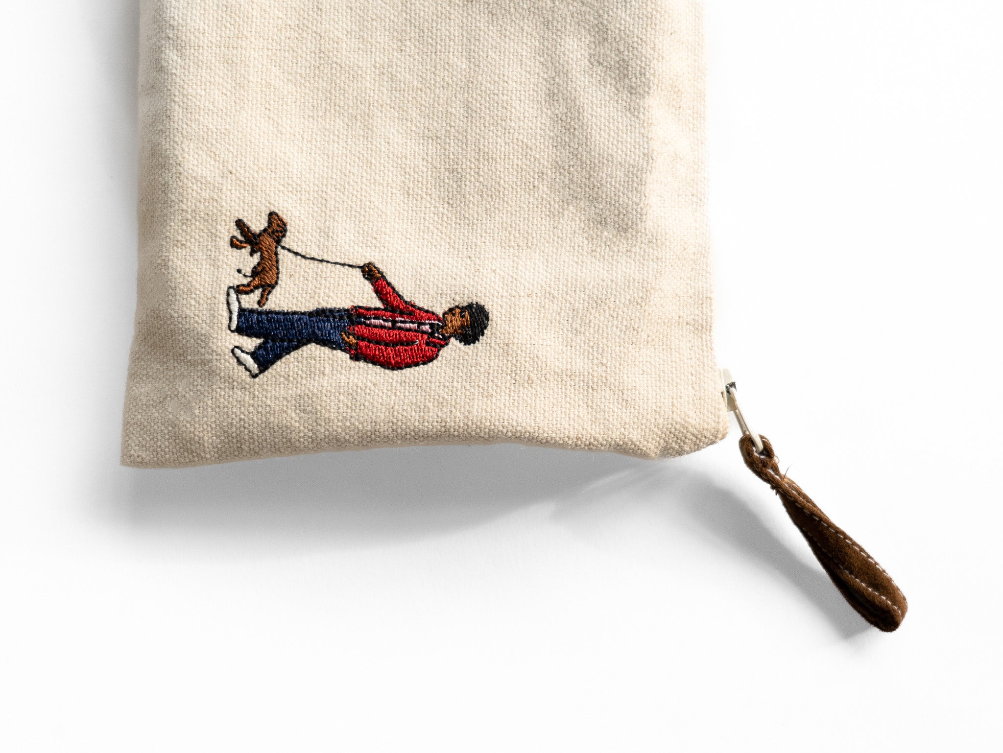 Mr. Brown Off White Pouch
