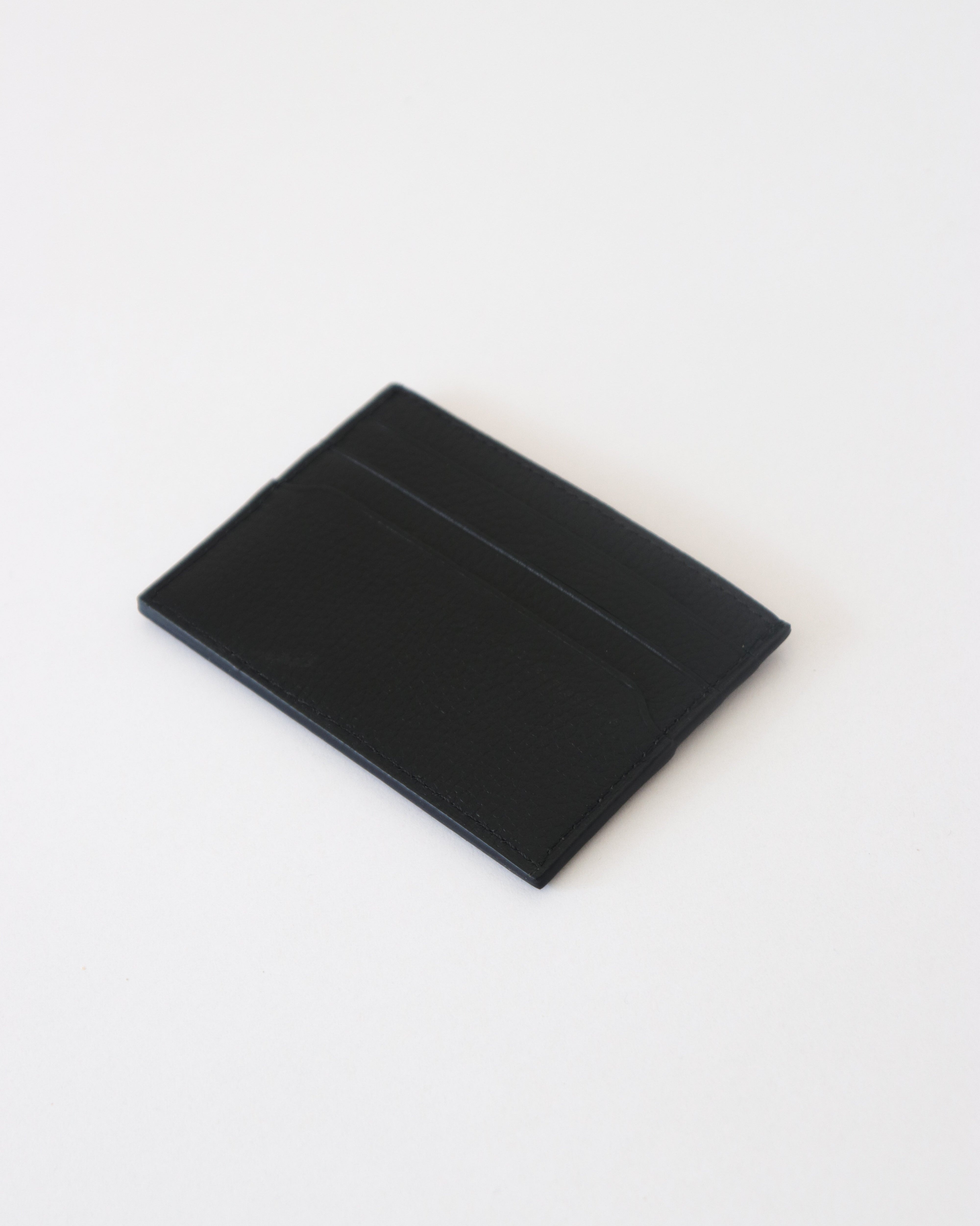 Genuine Leather Black Card Holder With RFID Protection