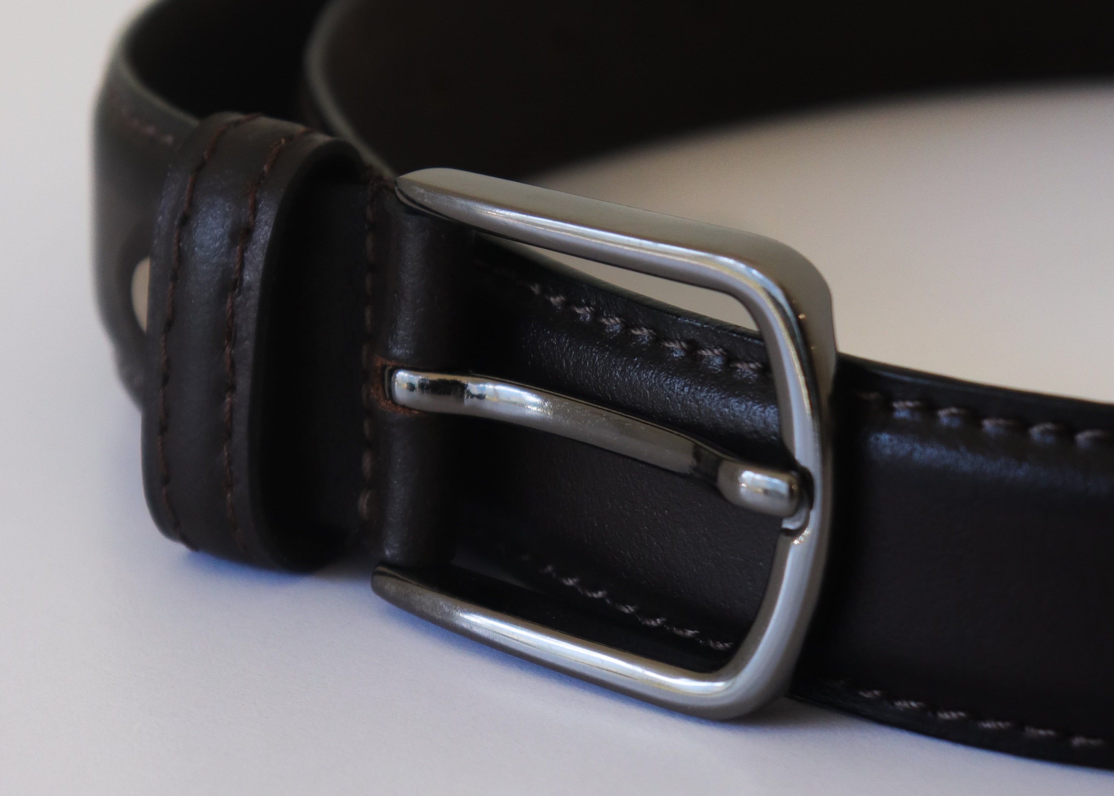 Men's Genuine Leather Belt - Brown