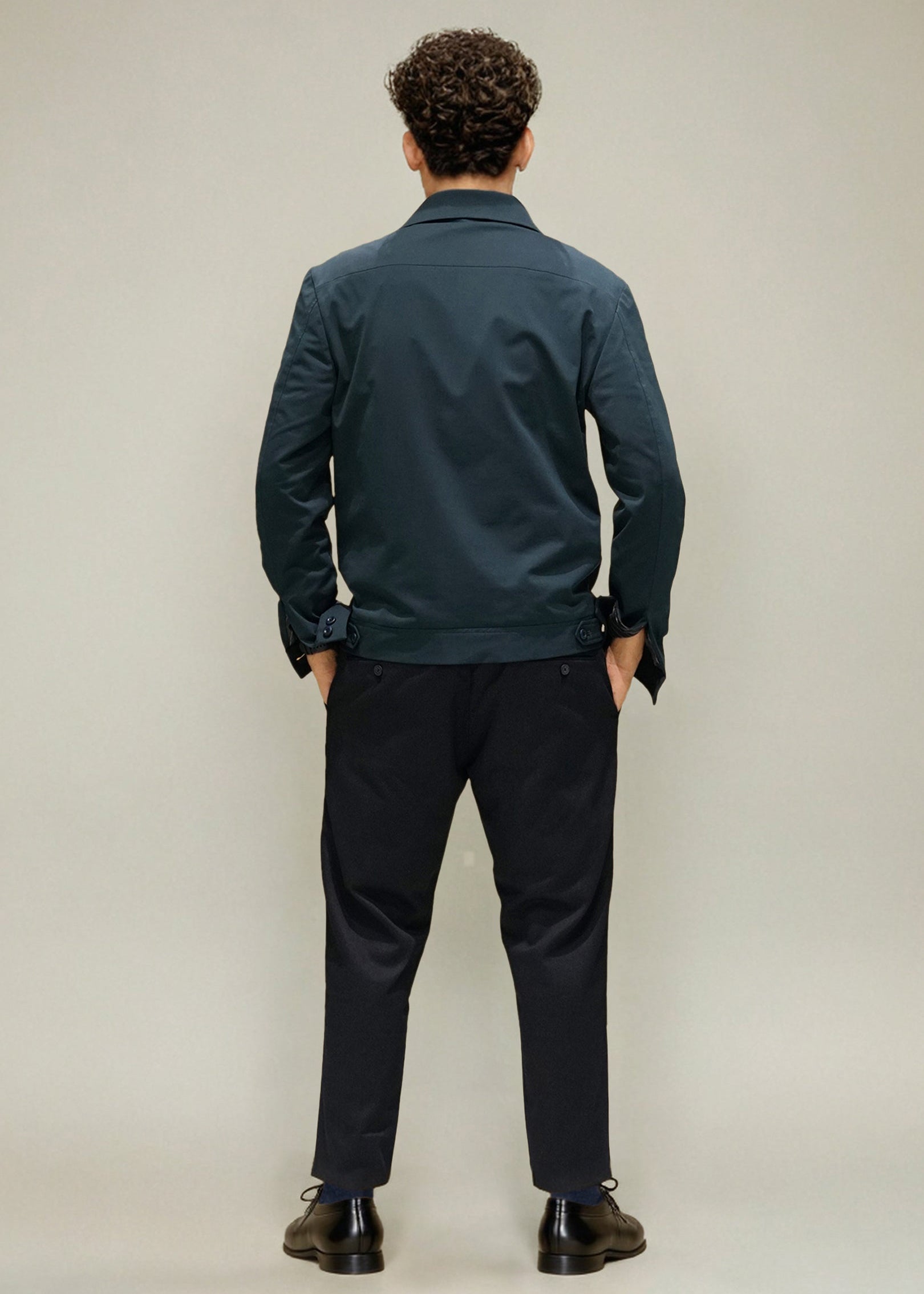 Bare Brown Button Closure Shacket with 4 Pockets - Green