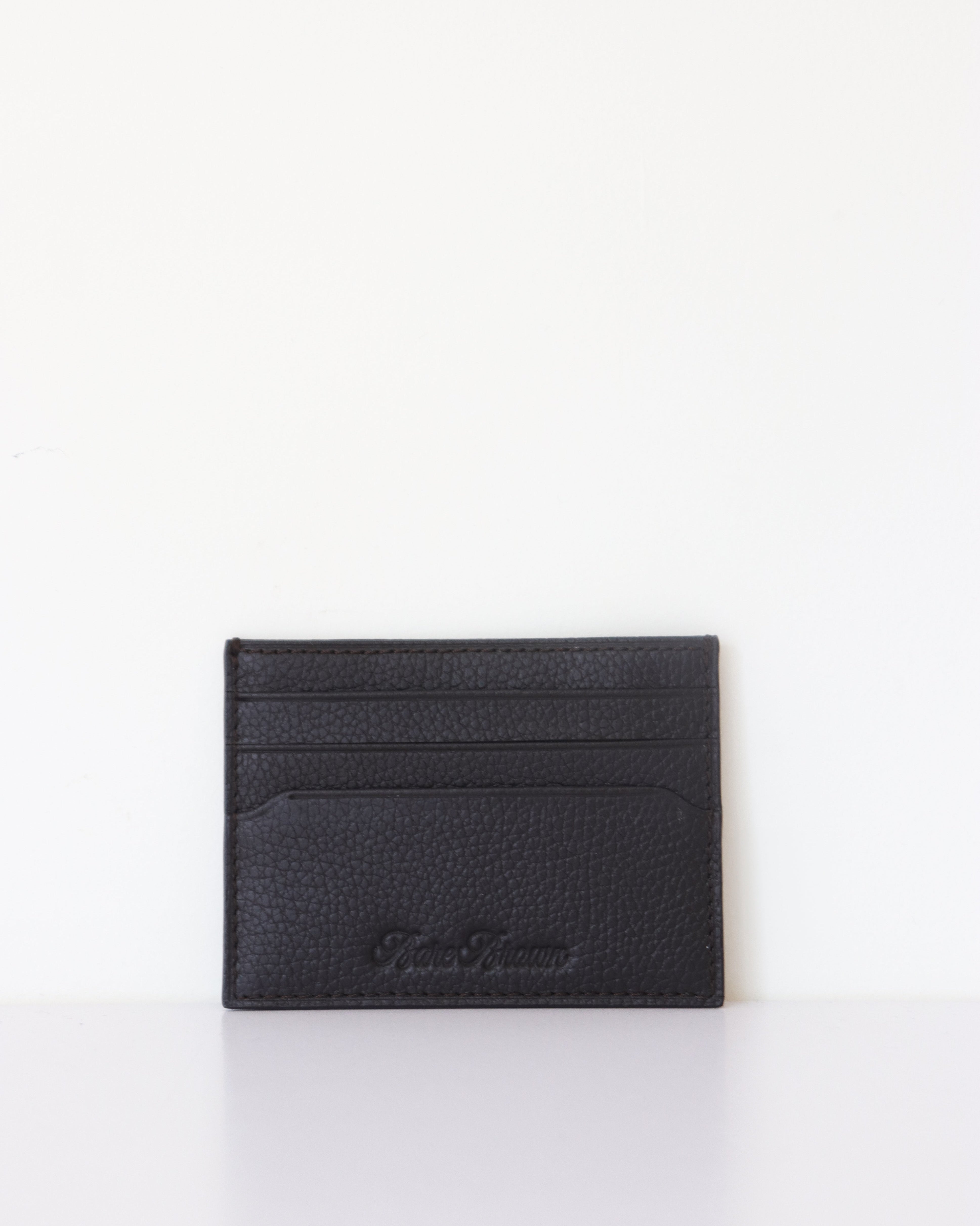 Genuine Leather Brown Card Holder With RFID Protection