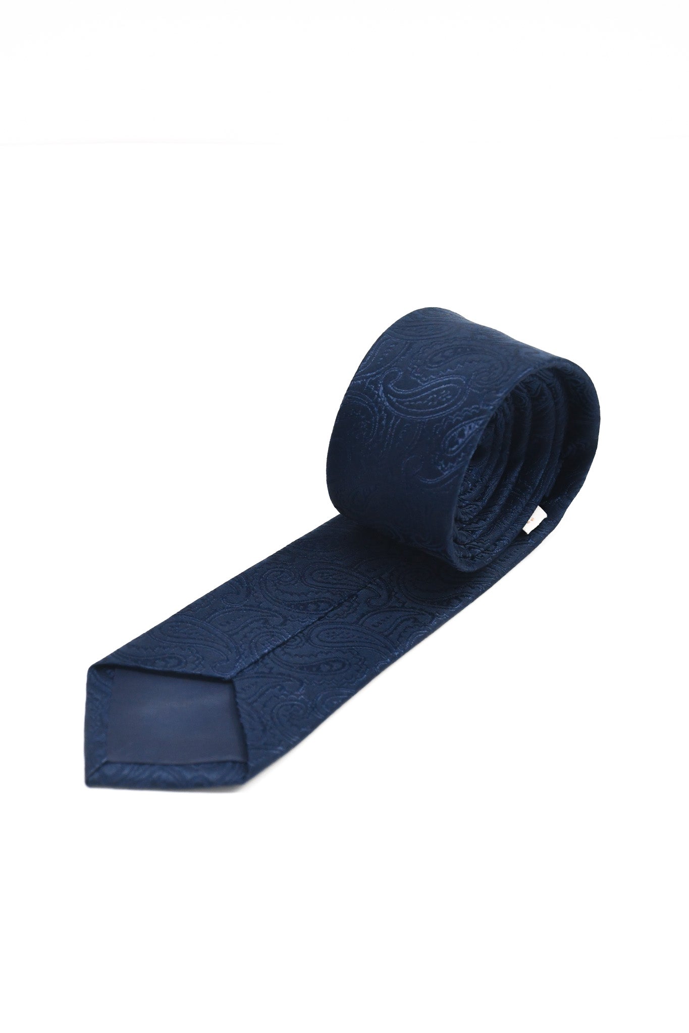 Men's Perfect Jacquard Microfibre Formal Tie 150cm - Navy