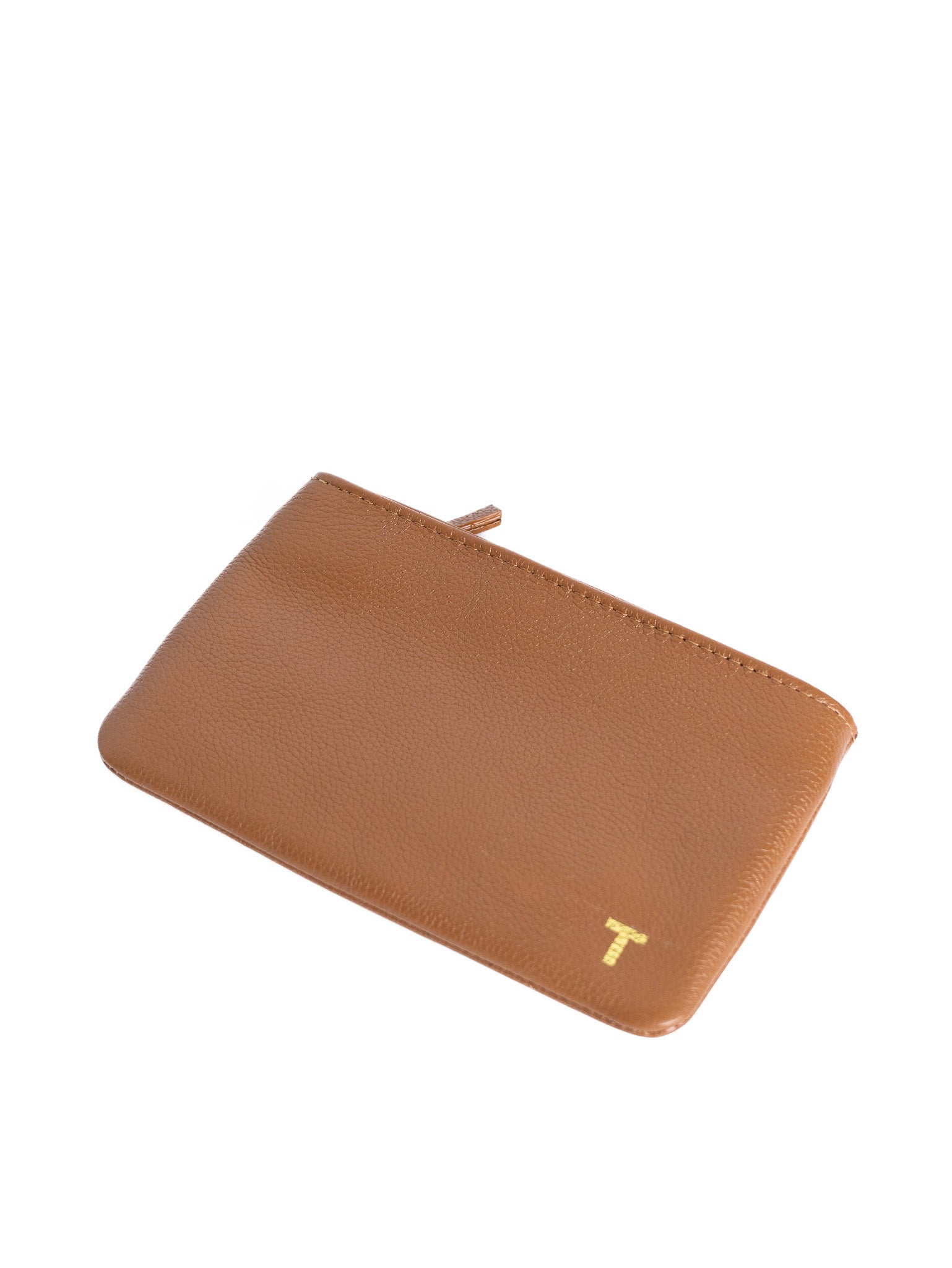 Dark Tan Leather Pouch