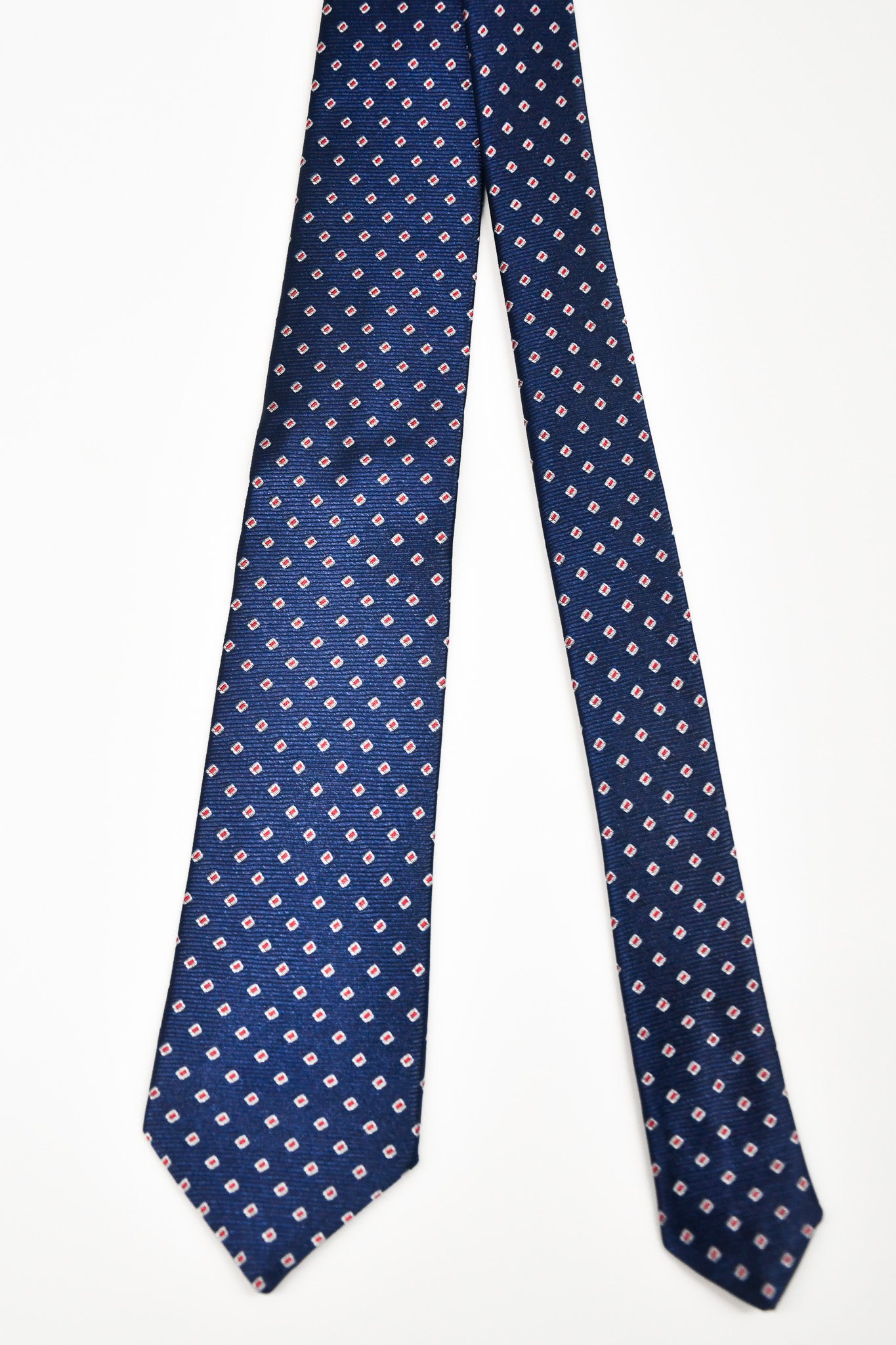 Men's Perfect Dobby Microfibre Formal Tie 150cm - Navy