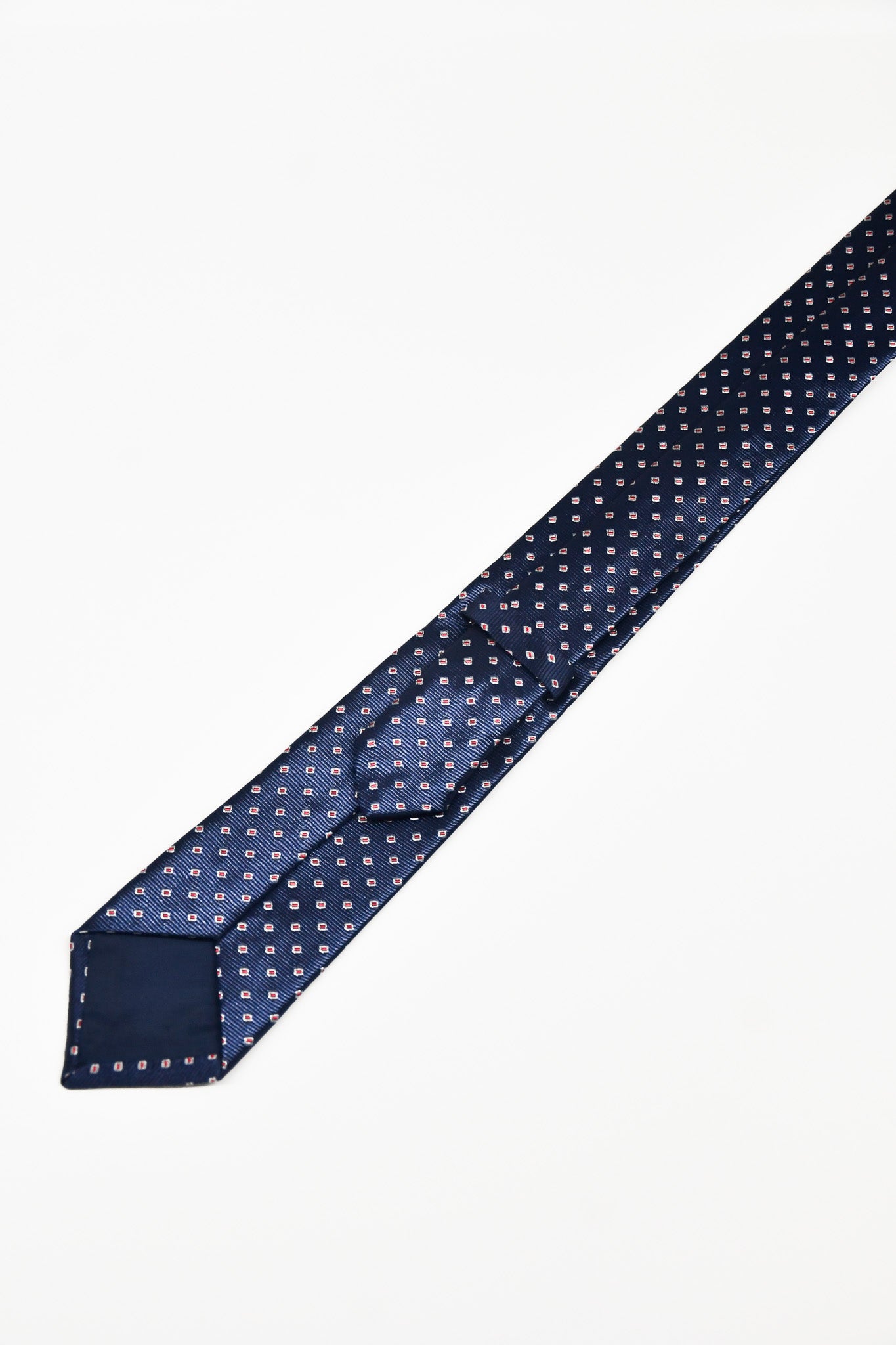 Men's Perfect Dobby Microfibre Formal Tie 150cm - Navy