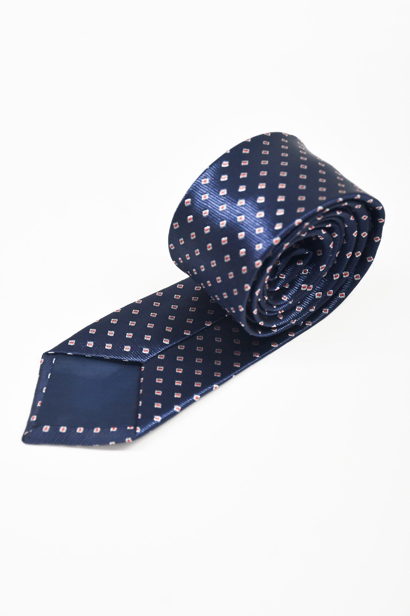 Men's Perfect Dobby Microfibre Formal Tie 150cm - Navy