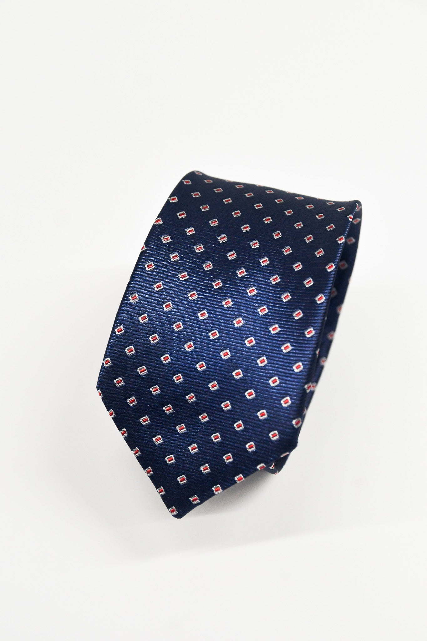 Men's Perfect Dobby Microfibre Formal Tie 150cm - Navy