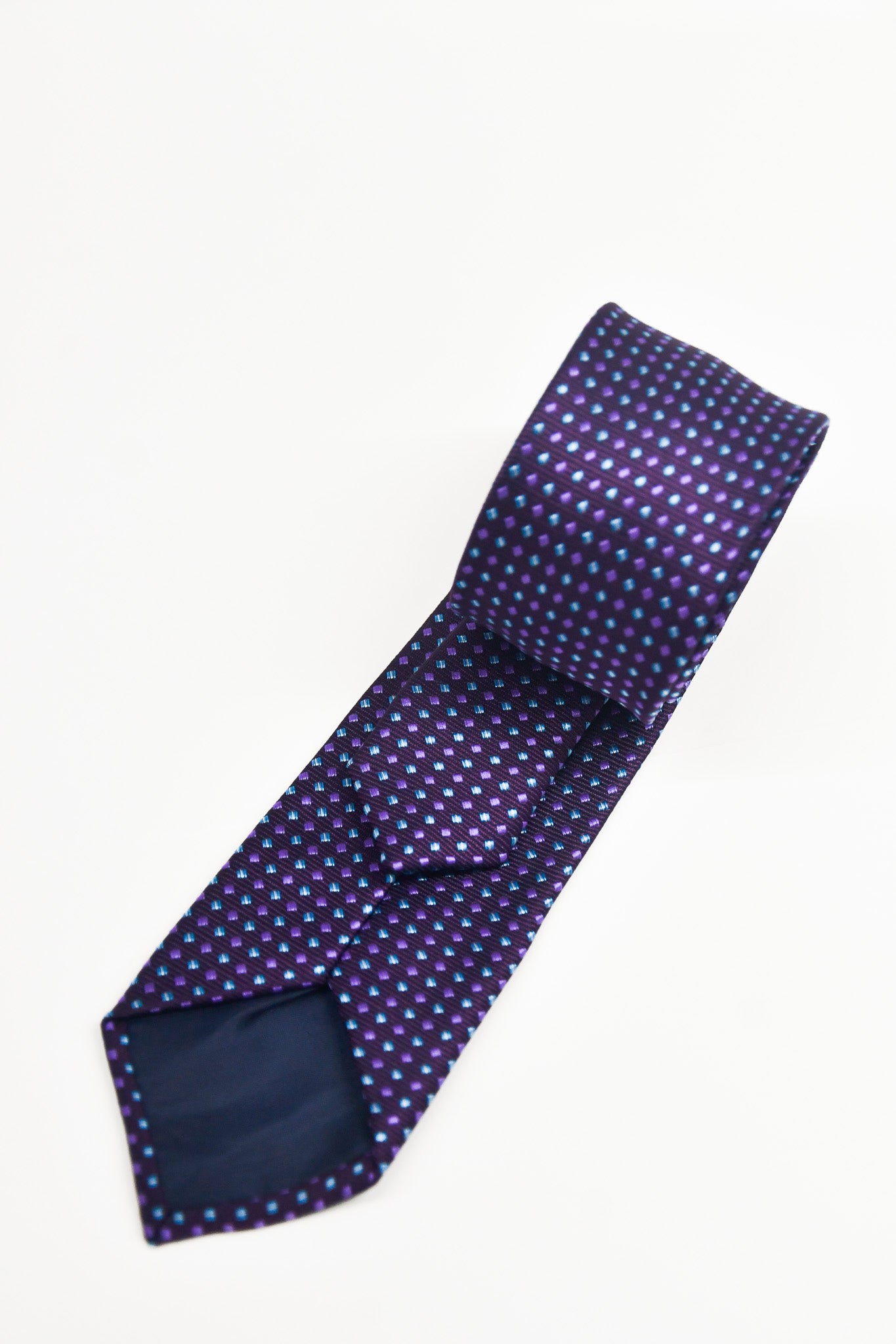 Men's Perfect Dobby Microfibre Formal Tie 150cm - Purple