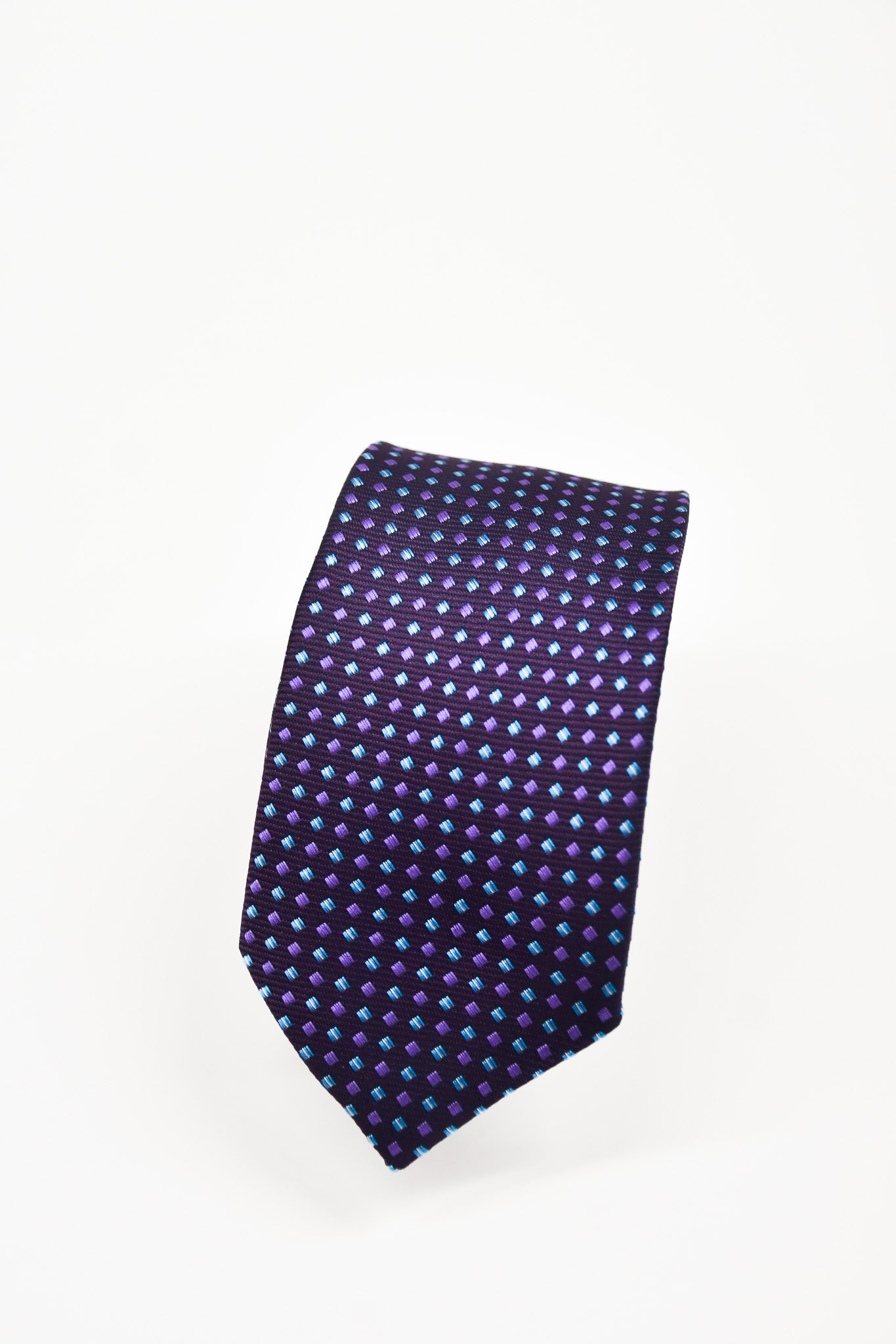 Men's Perfect Dobby Microfibre Formal Tie 150cm - Purple