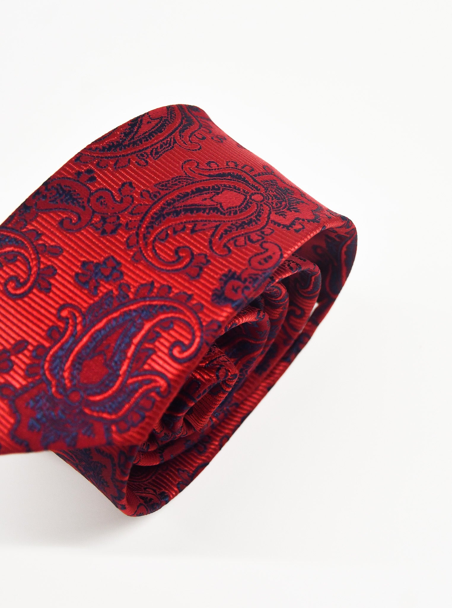 Men's Perfect Jacquard Microfibre Formal Tie 150cm - Red