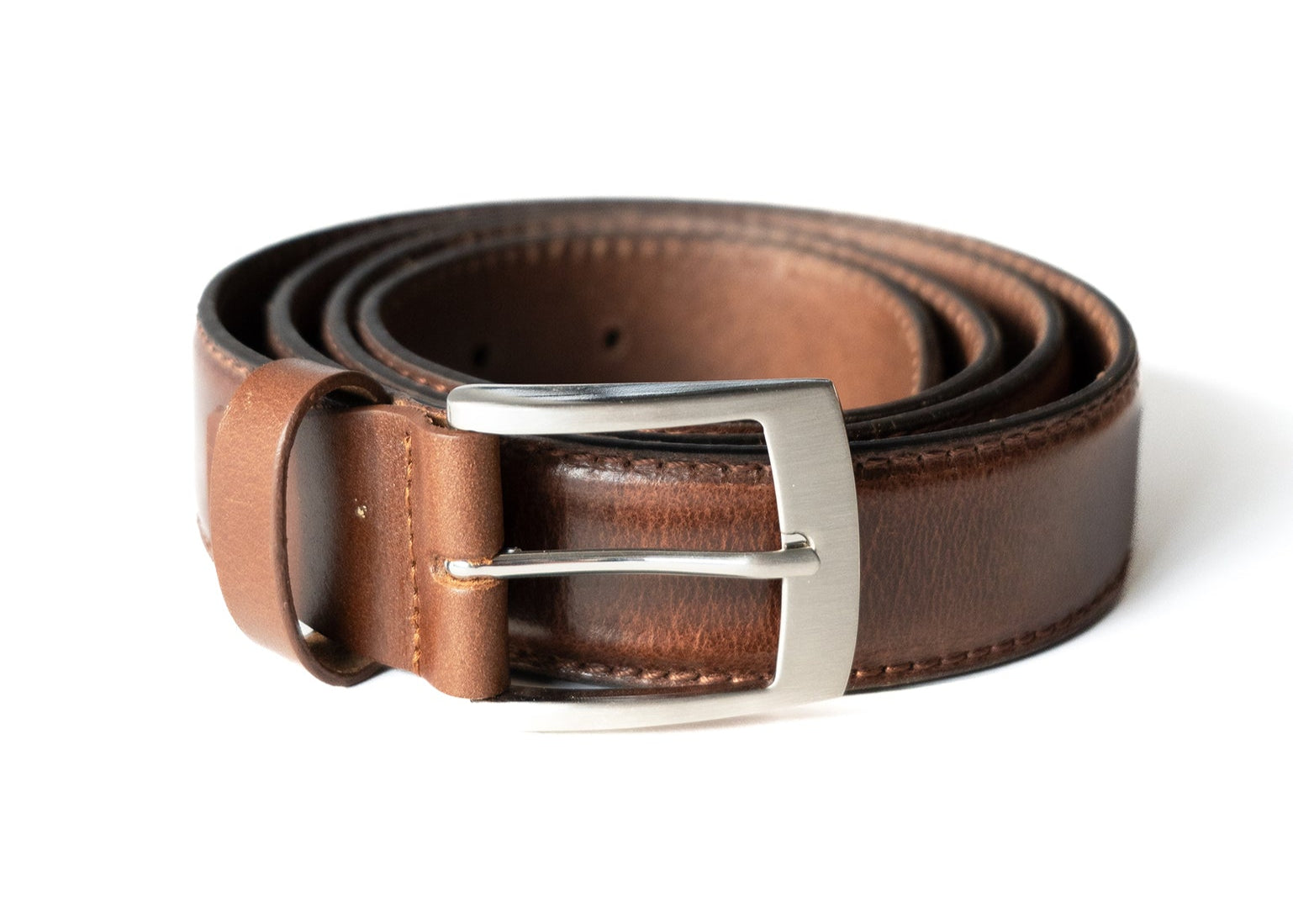 Men's Tan Leather Belt