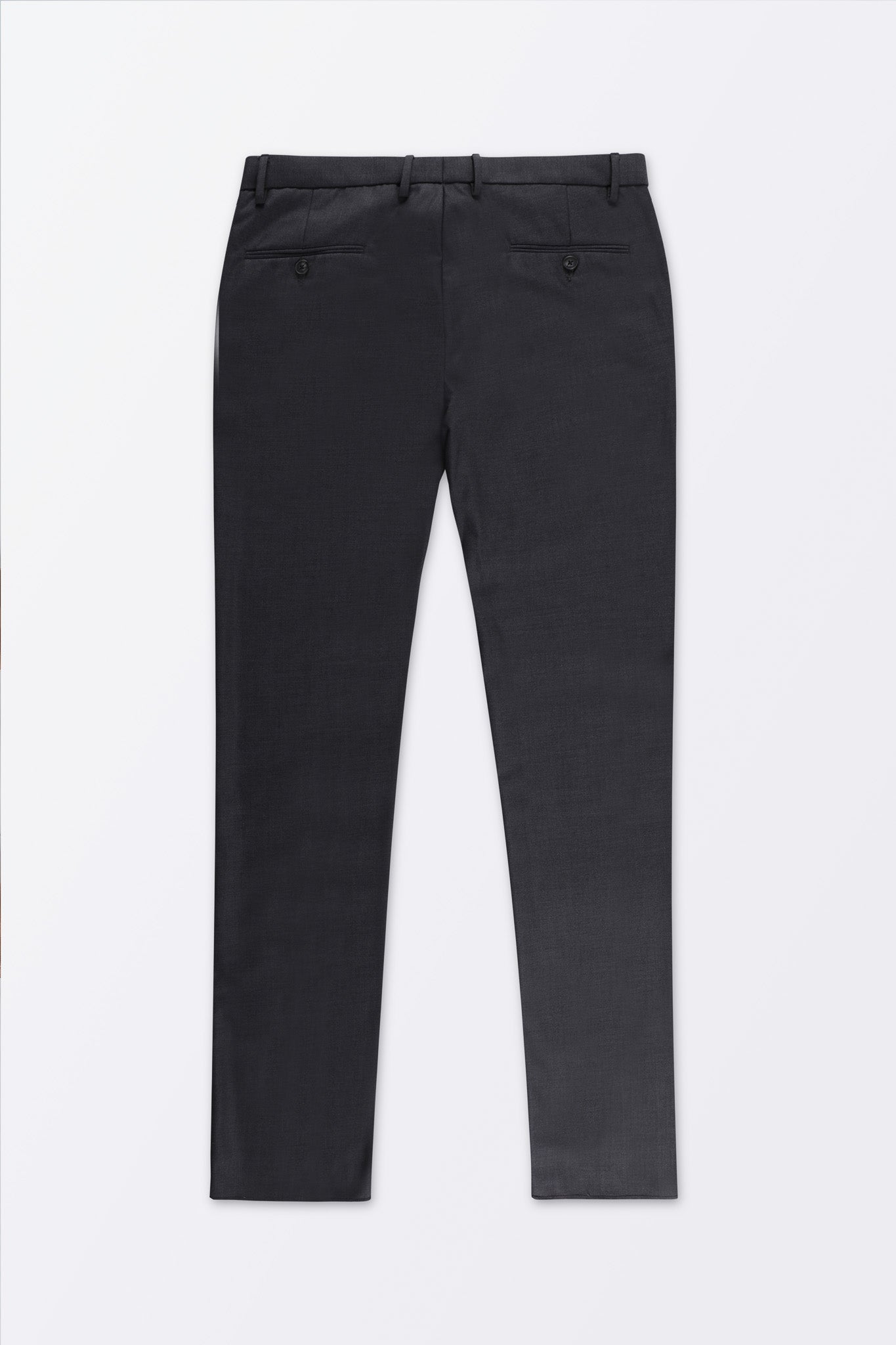 T the brand Mens Solid Slim Fit Trouser - Dark Grey