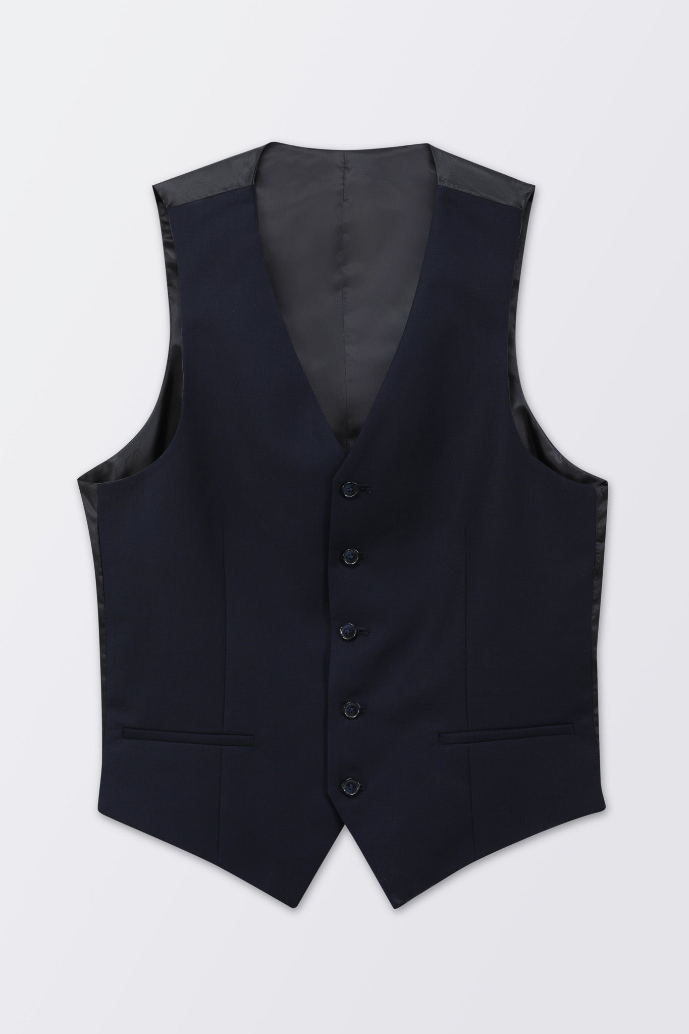 Navy Solid Slim Fit Suit
