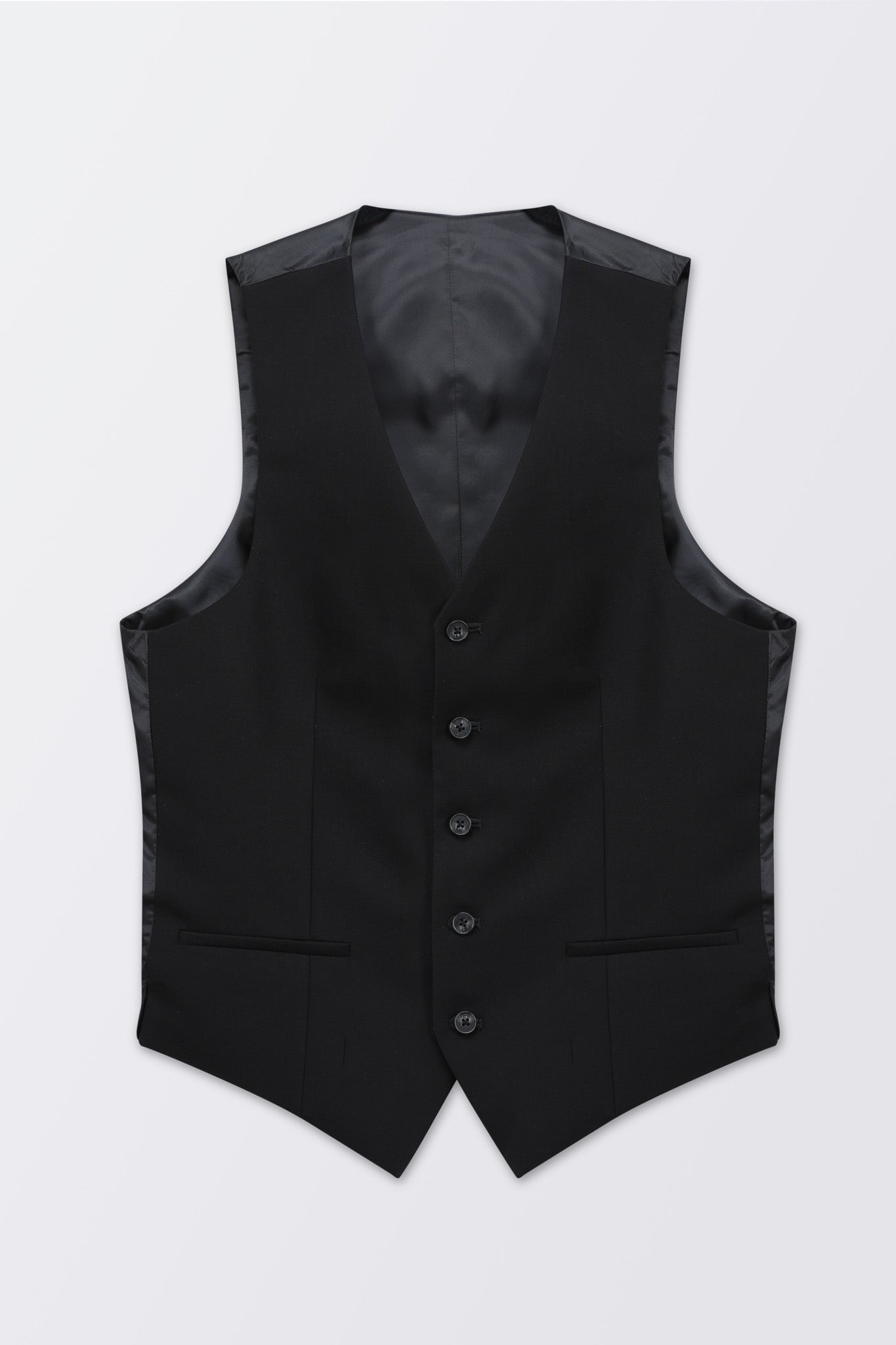Black Solid Slim Fit Suit