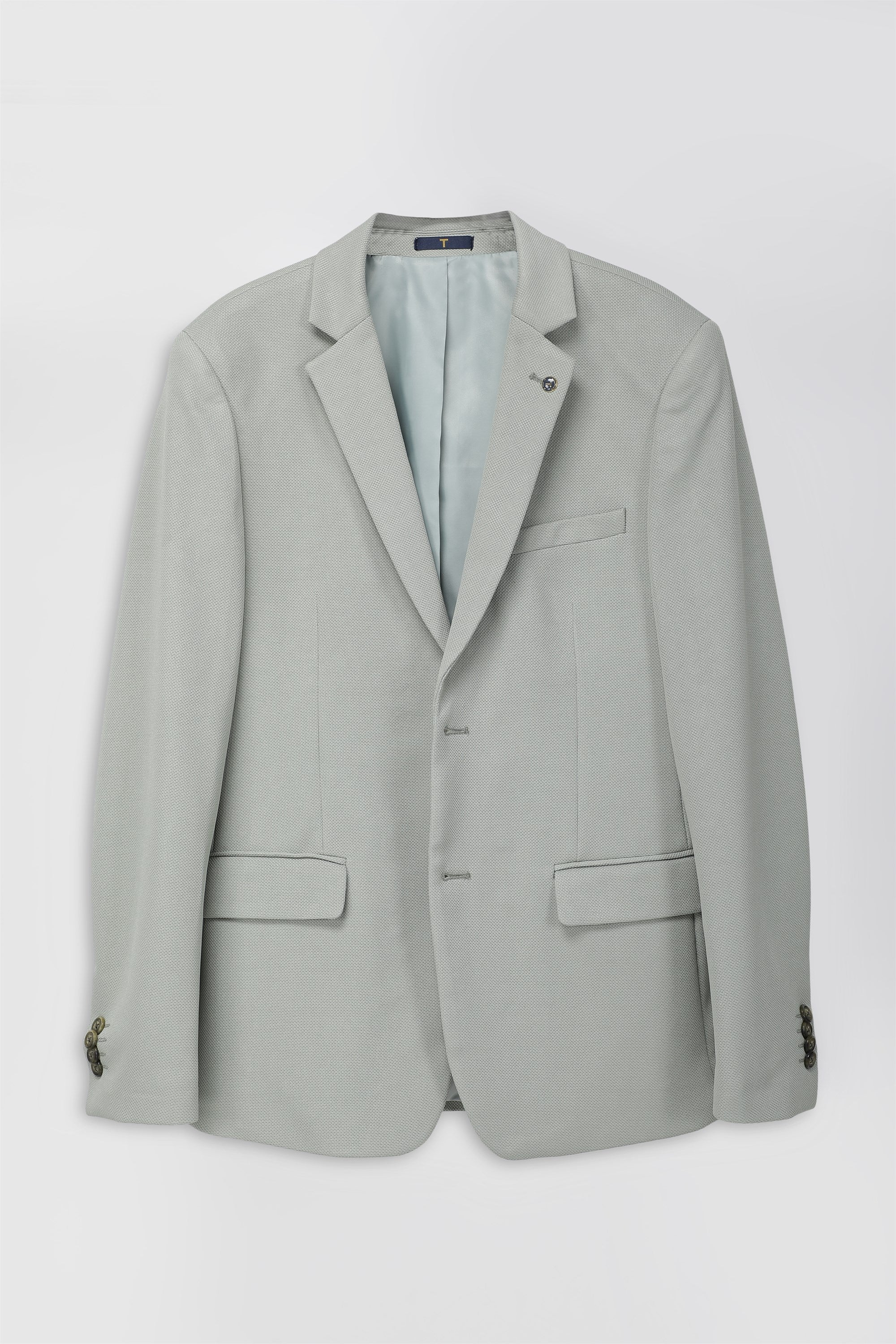 T the brand Slim Fit Knit Blazer - Green