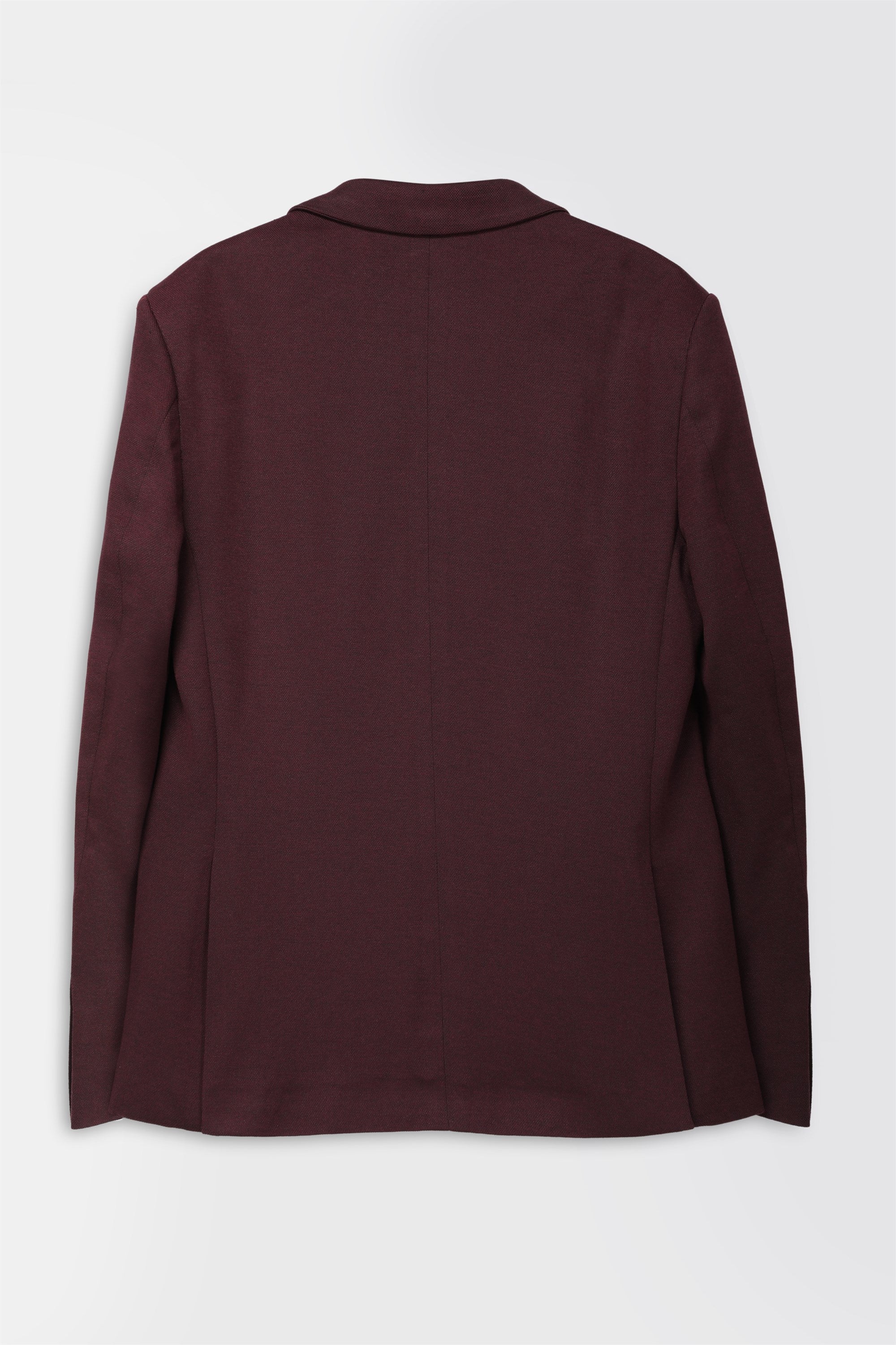 T the brand Slim Fit Fully Lined Knit Blazer - Maroon