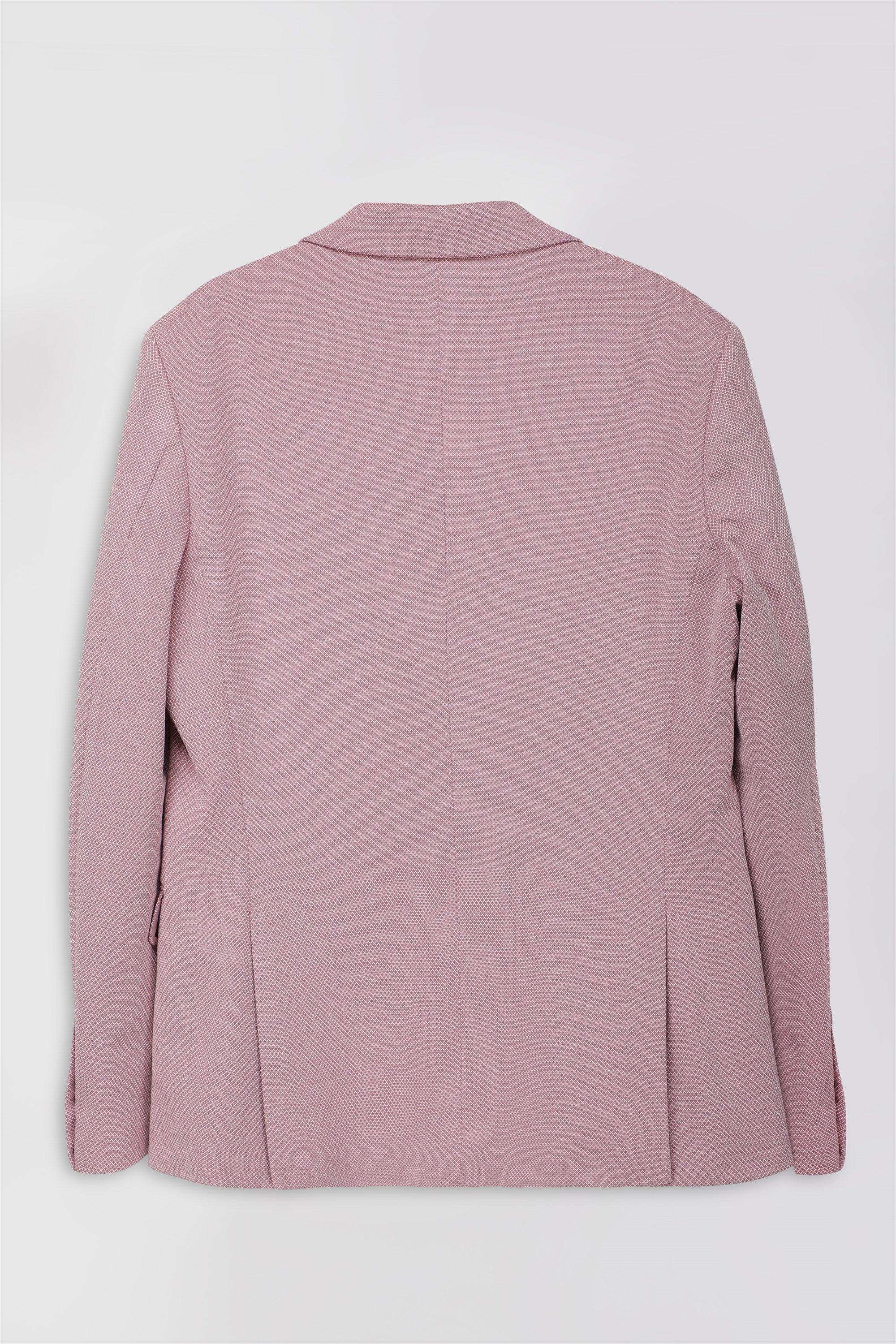 T the brand Slim Fit Knit Blazer - Pink