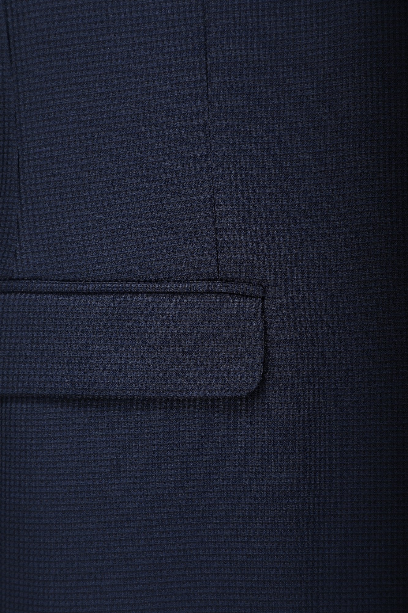 T the brand Super Slim Fit Fully Lined Knit Blazer - Blue