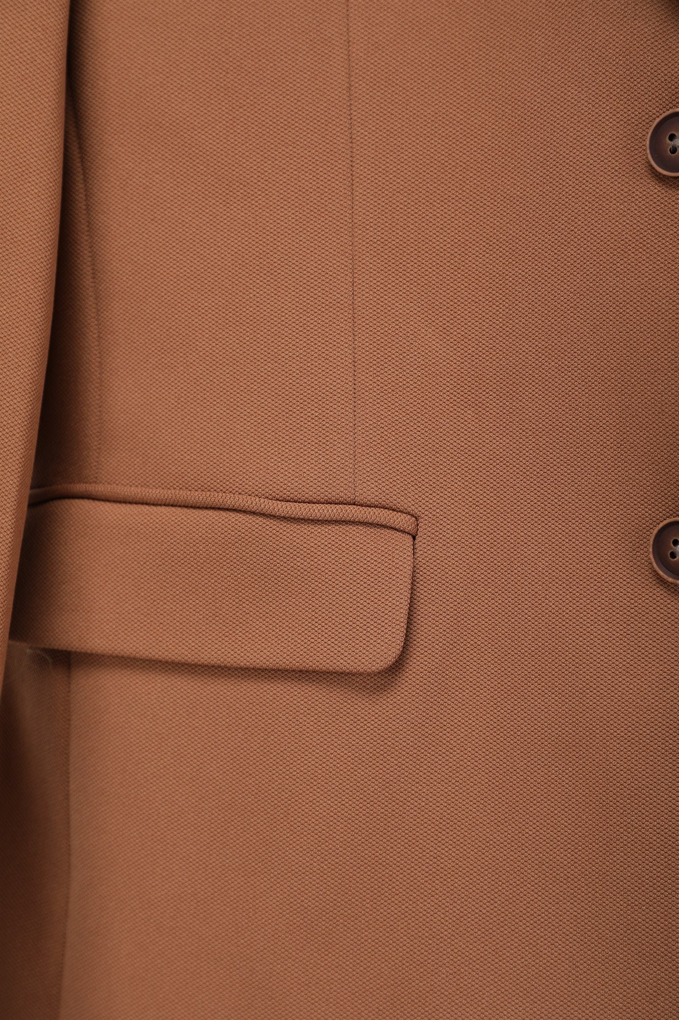 T the brand Super Slim Fit Knit Blazer - Rust