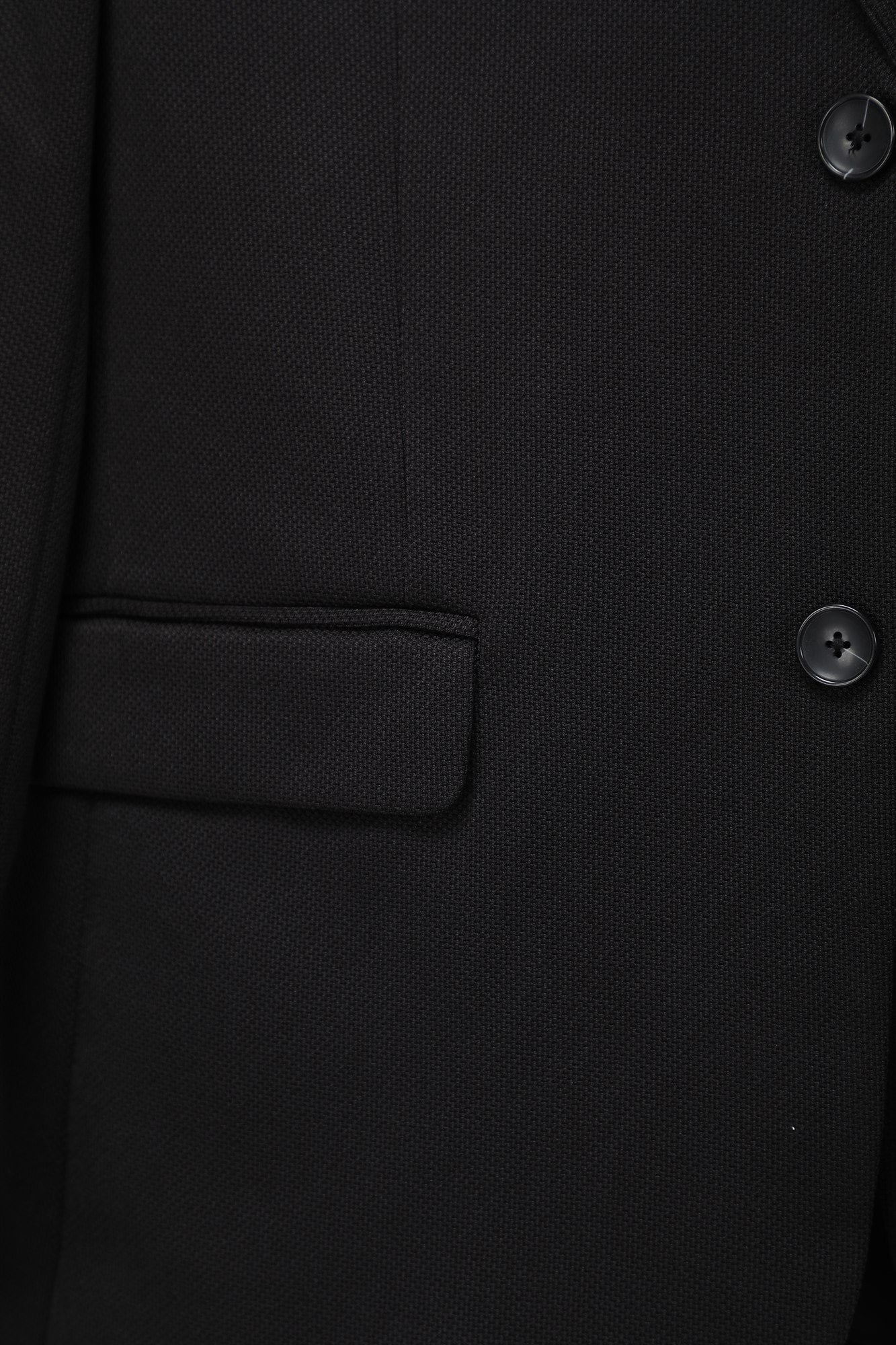 T the brand Super Slim Fit Fully Lined Knit Blazer - Black