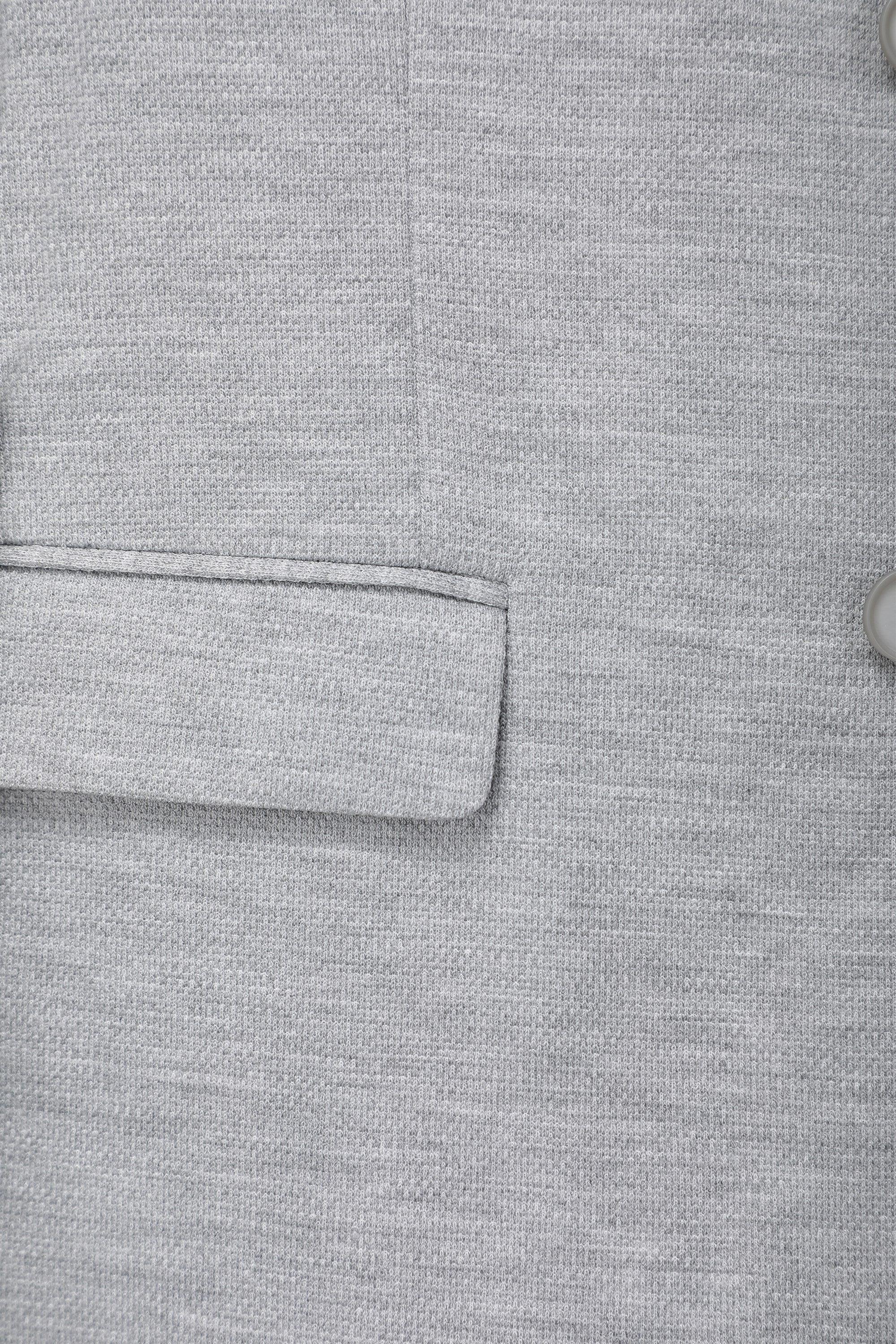 T the brand Super Slim Fit Knit Blazer - Grey