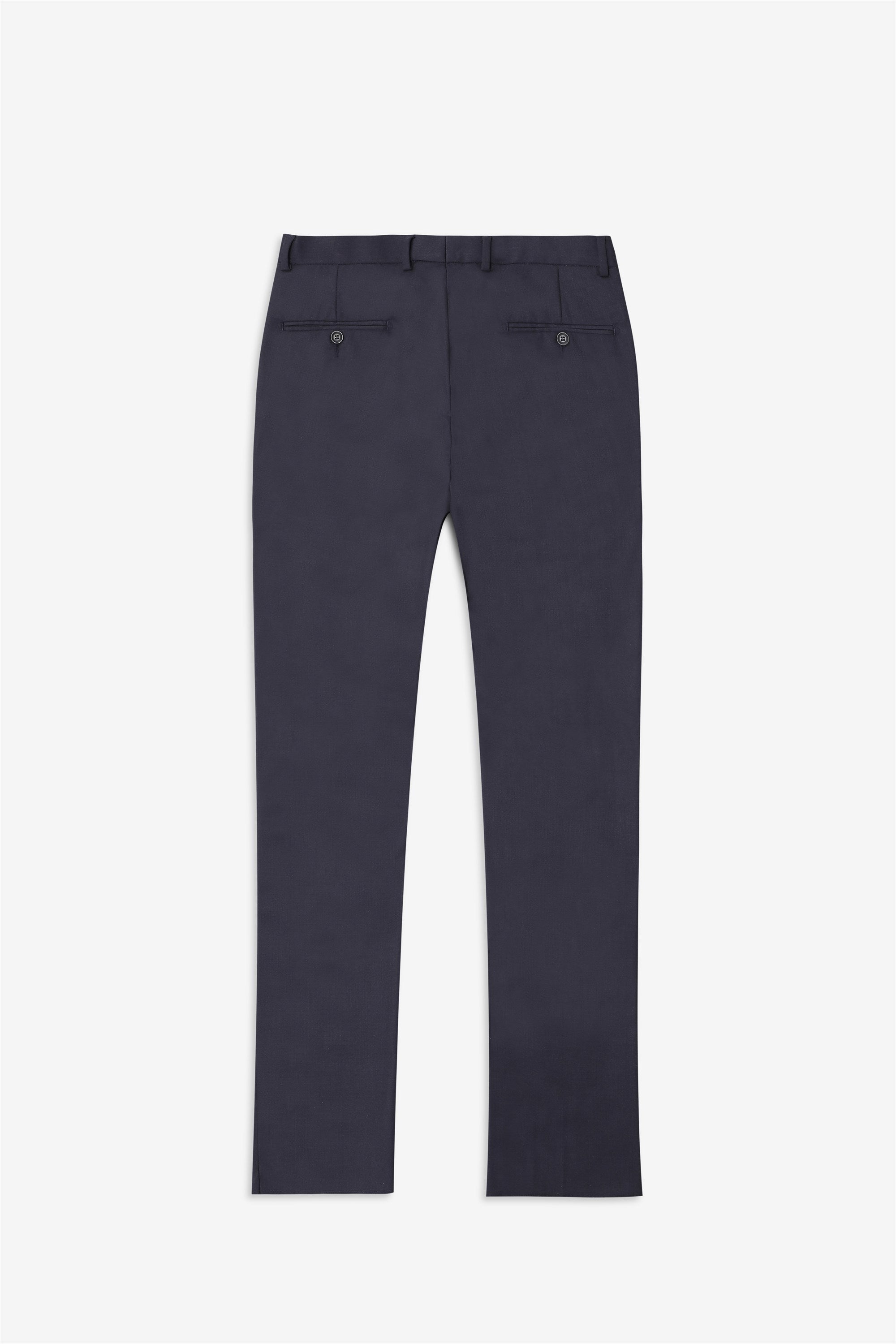 T the brand Stretch Formal Flat Front Trouser - Grey