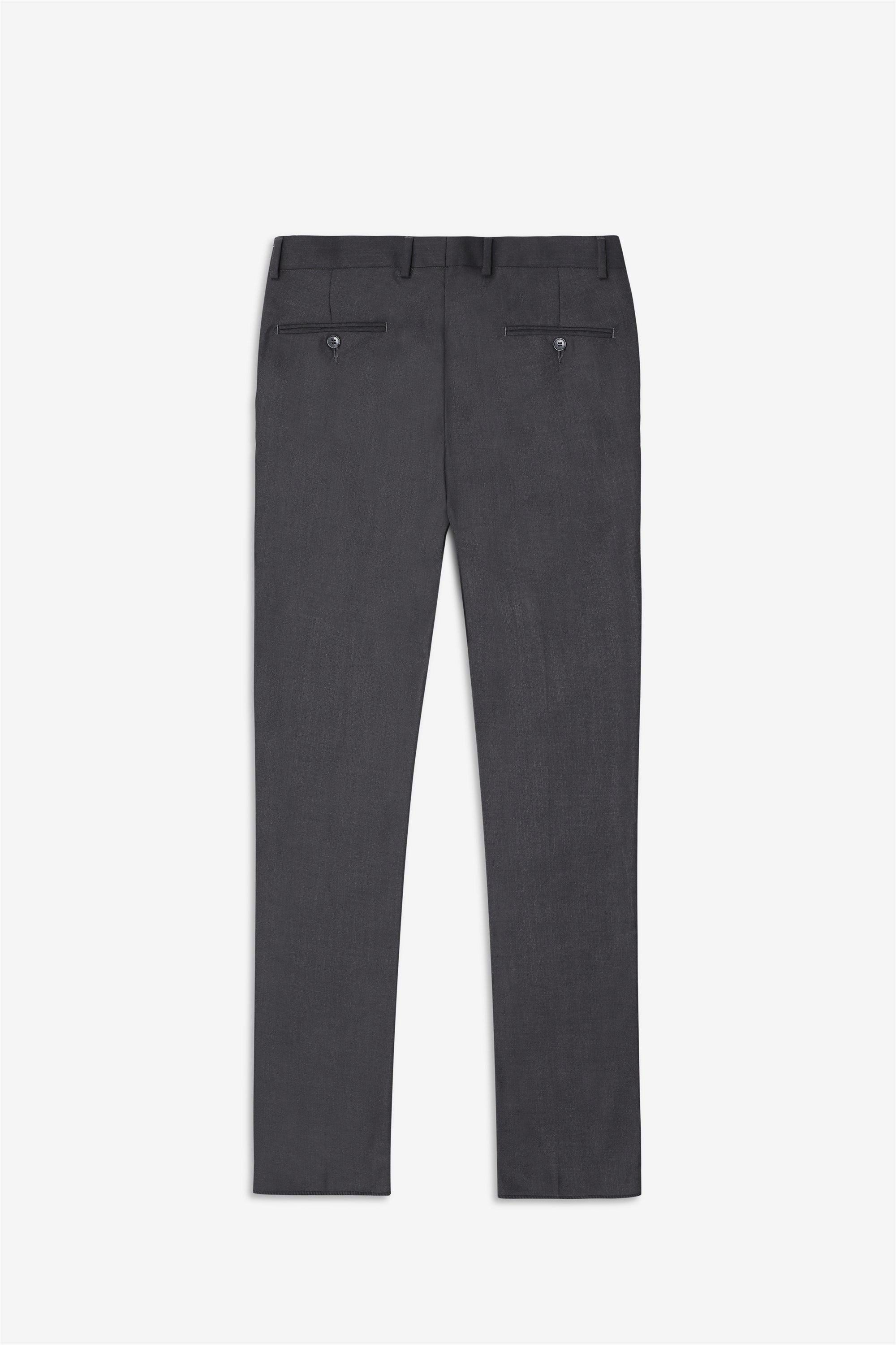 T the brand Formal Twill Flat Front Trouser - Black