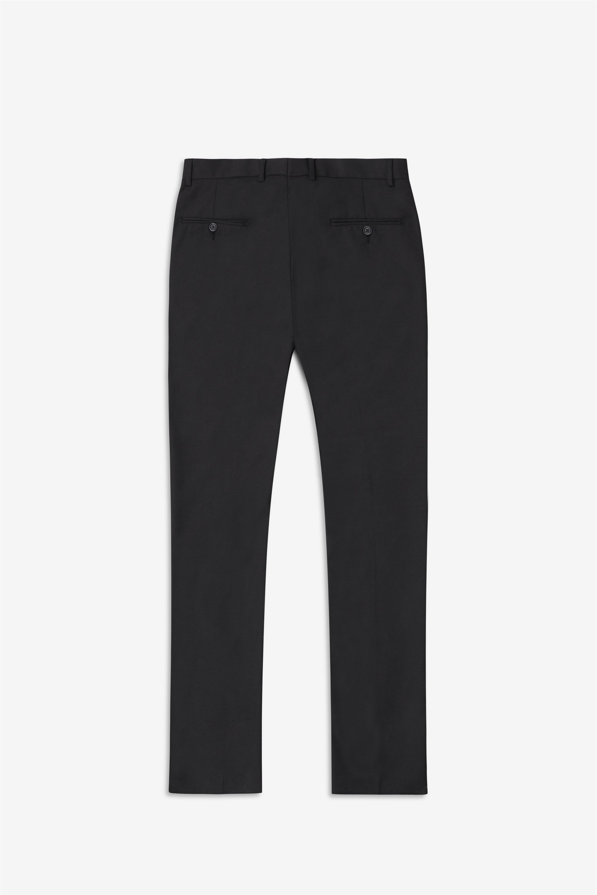 T the brand Stretch Formal Flat Front Trouser - Black