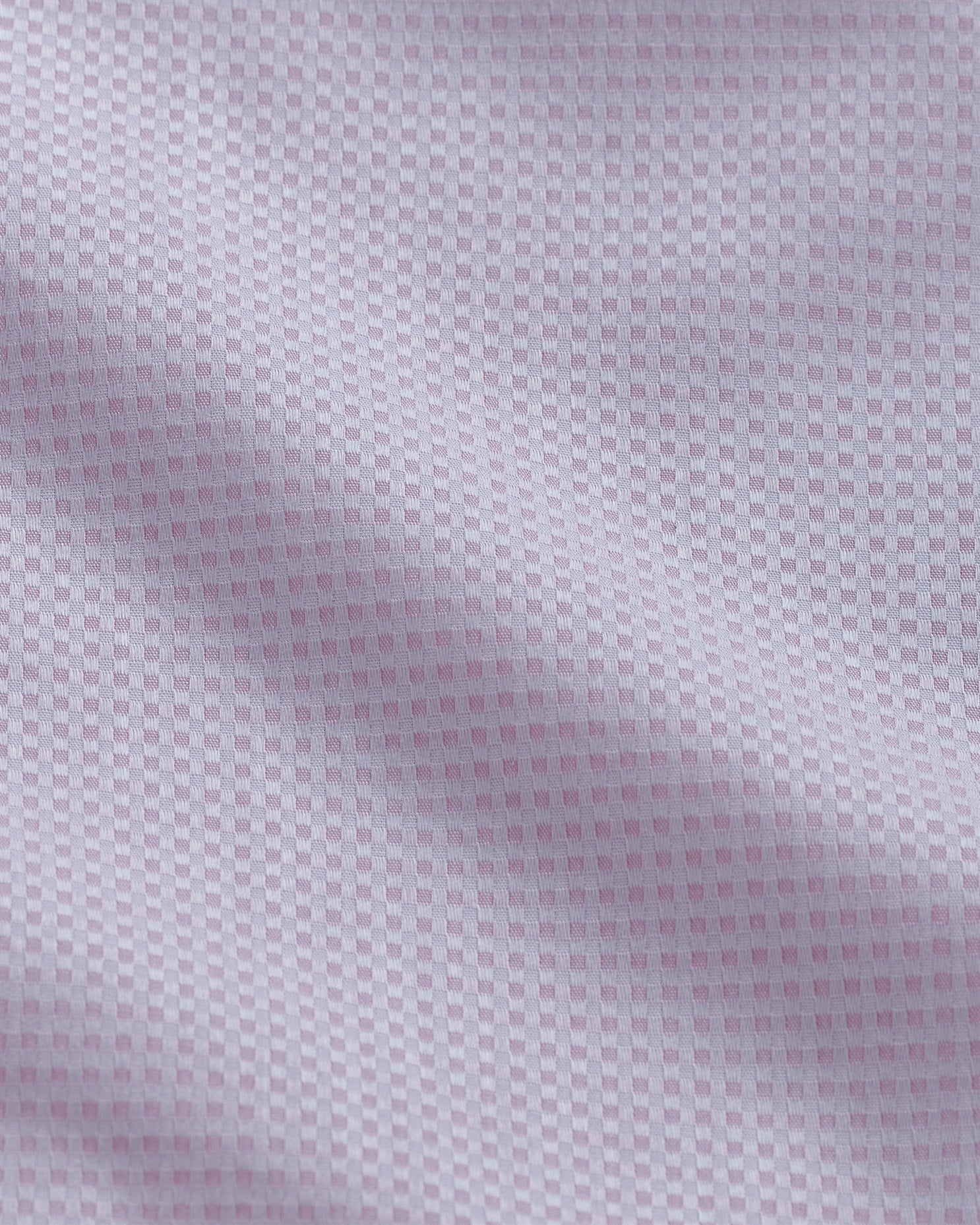 T the brand Dobby Slim Fit Full Sleeved Cotton Shirt - Pink