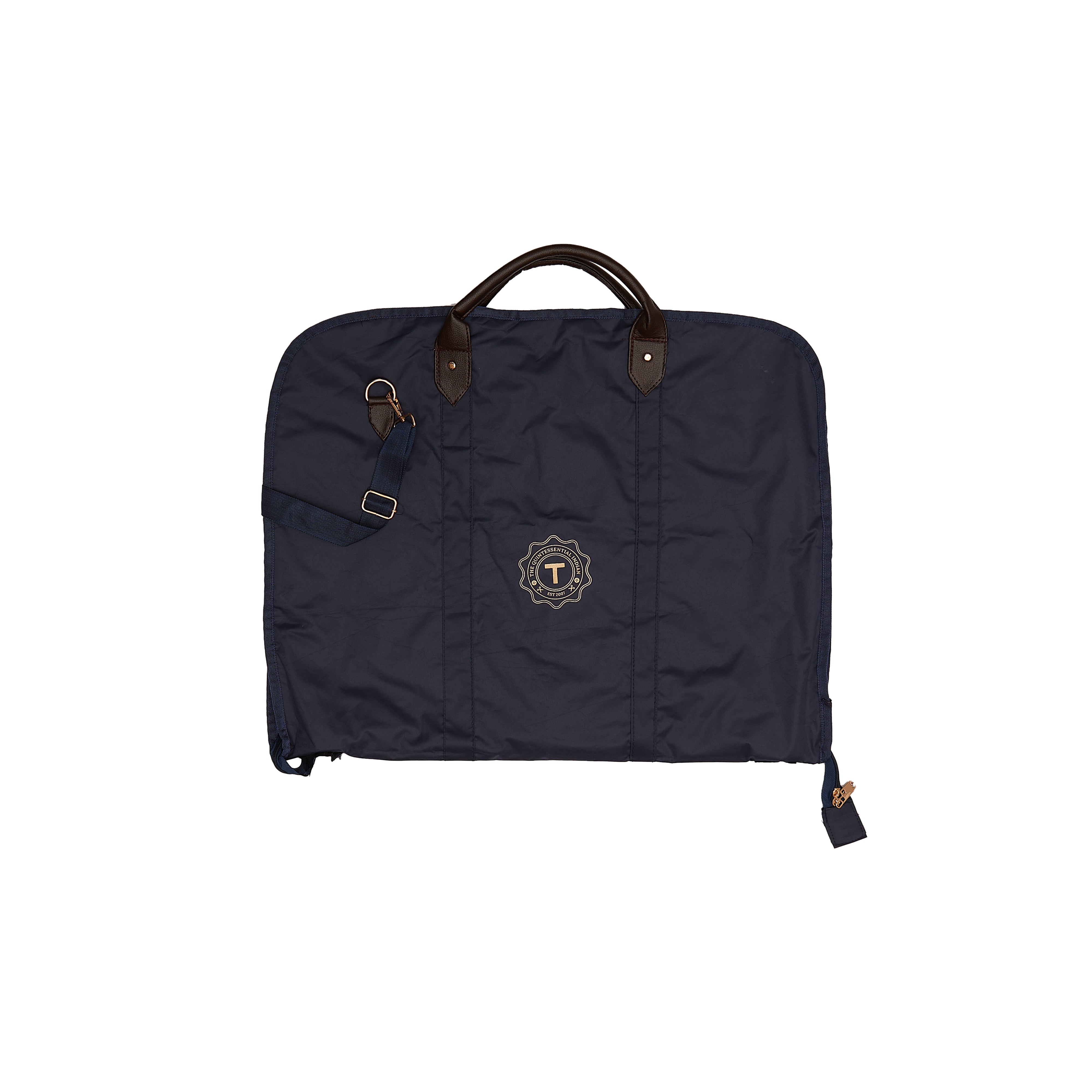 T the brand Super Slim Fit Fully Lined Knit Blazer - Navy Blue