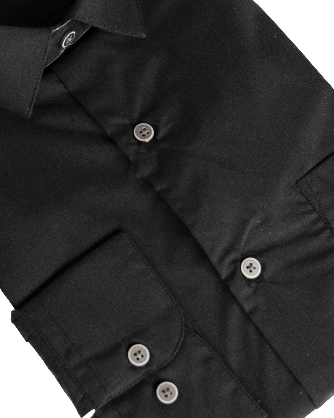 T the Brand Classic Black Cotton Shirt