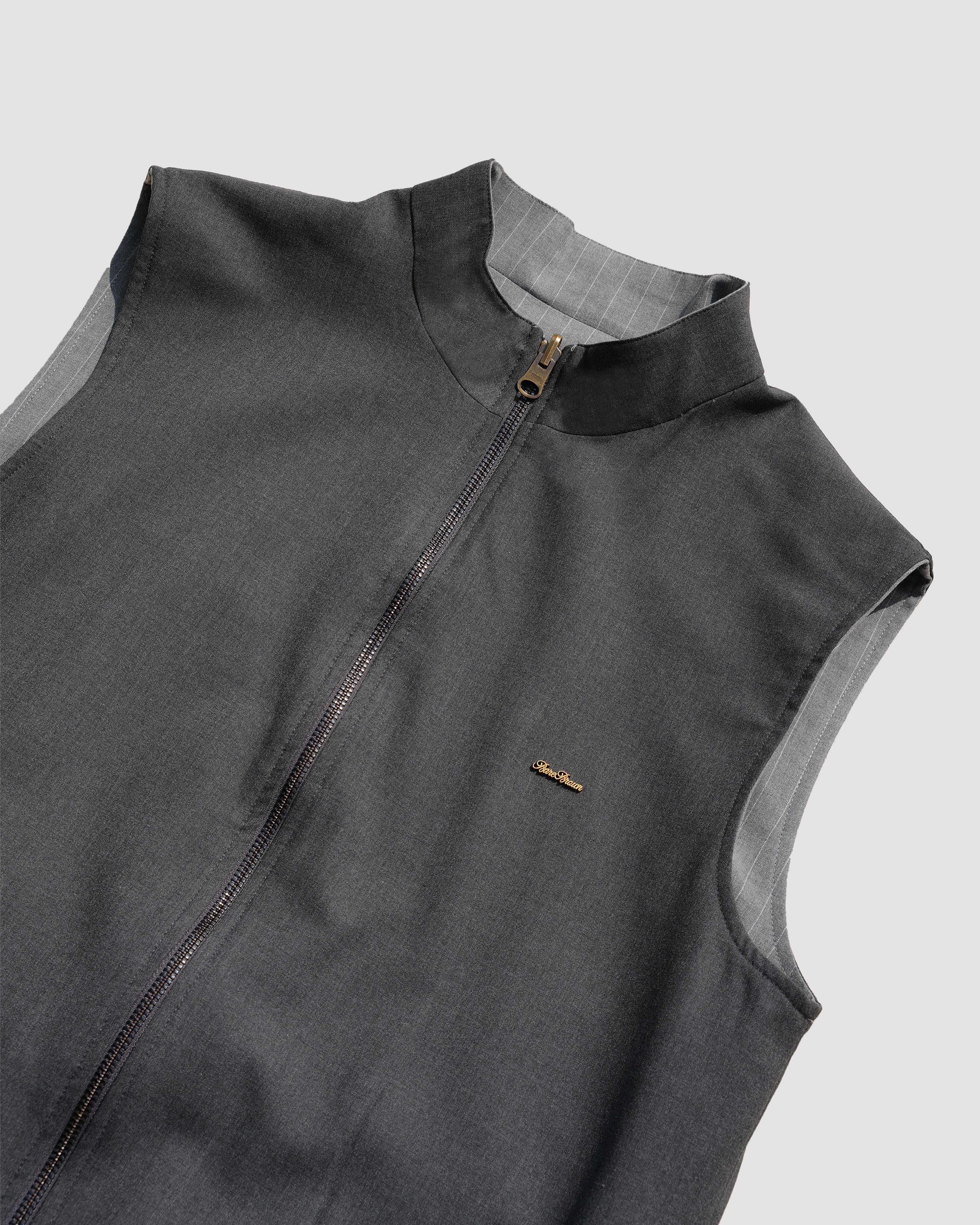 Bare Brown Reversible Jacket - Grey & Charcoal