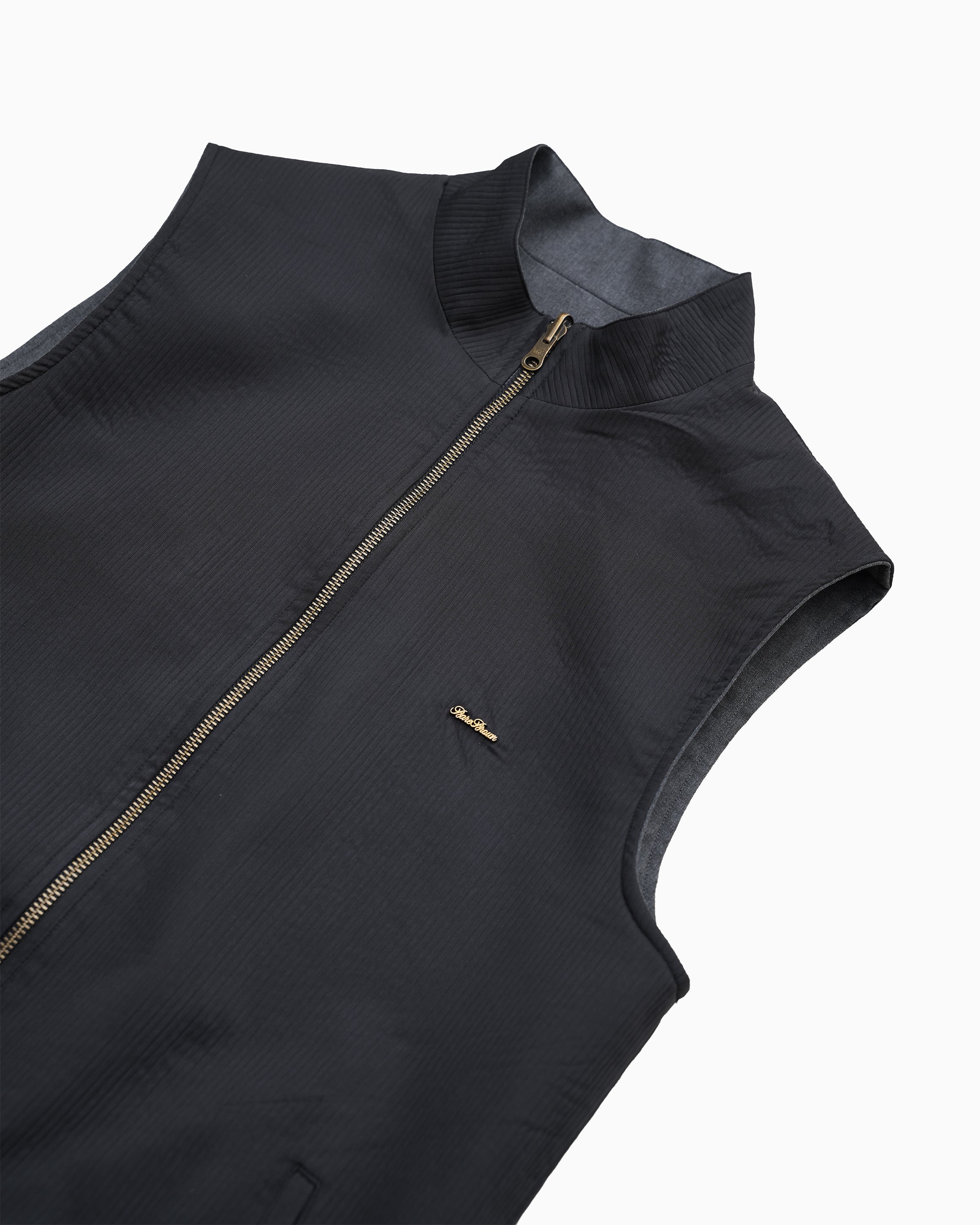 Bare Brown Reversible Jacket - Black & Charcoal