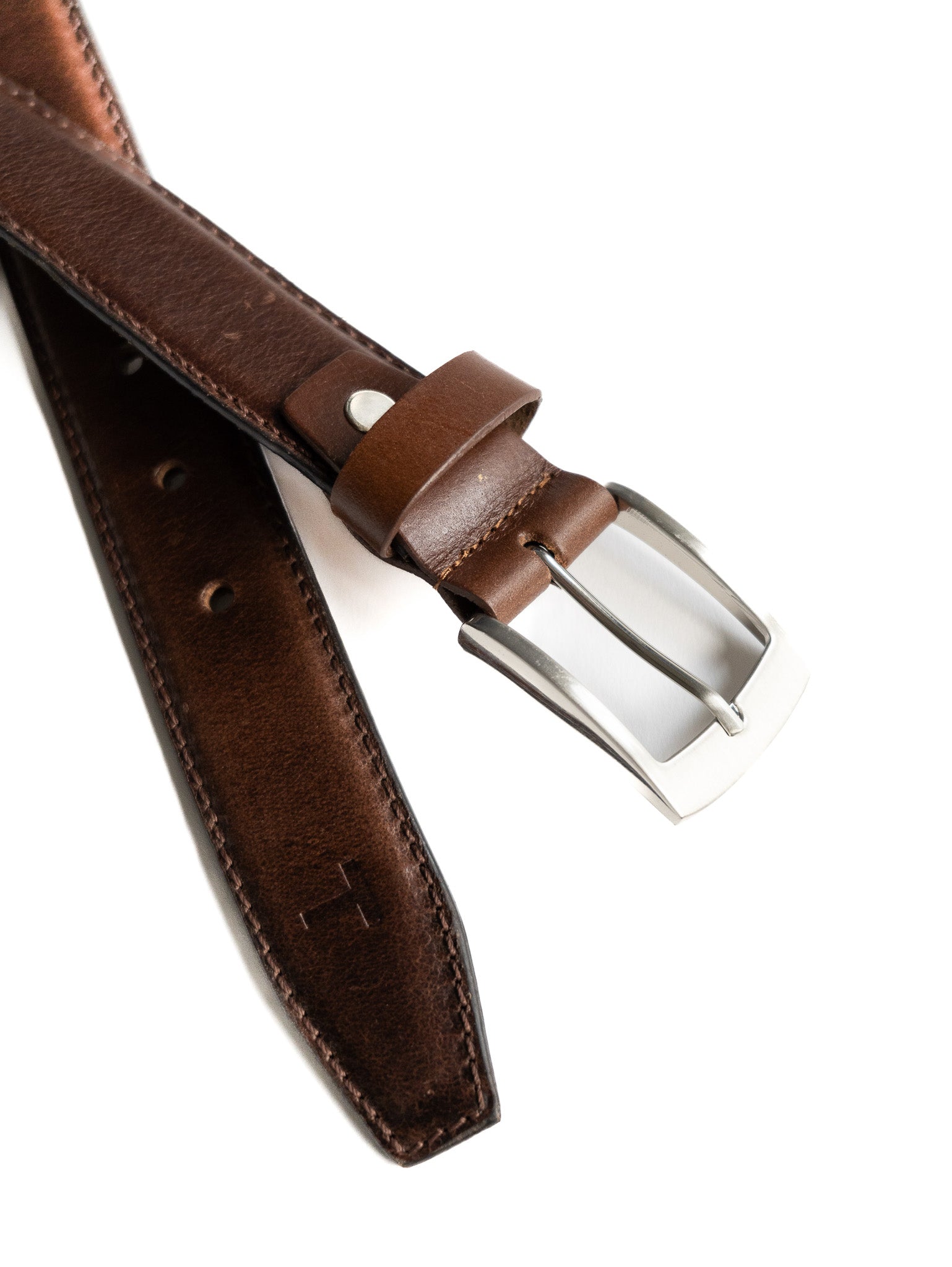 Men's Tan Leather Belt