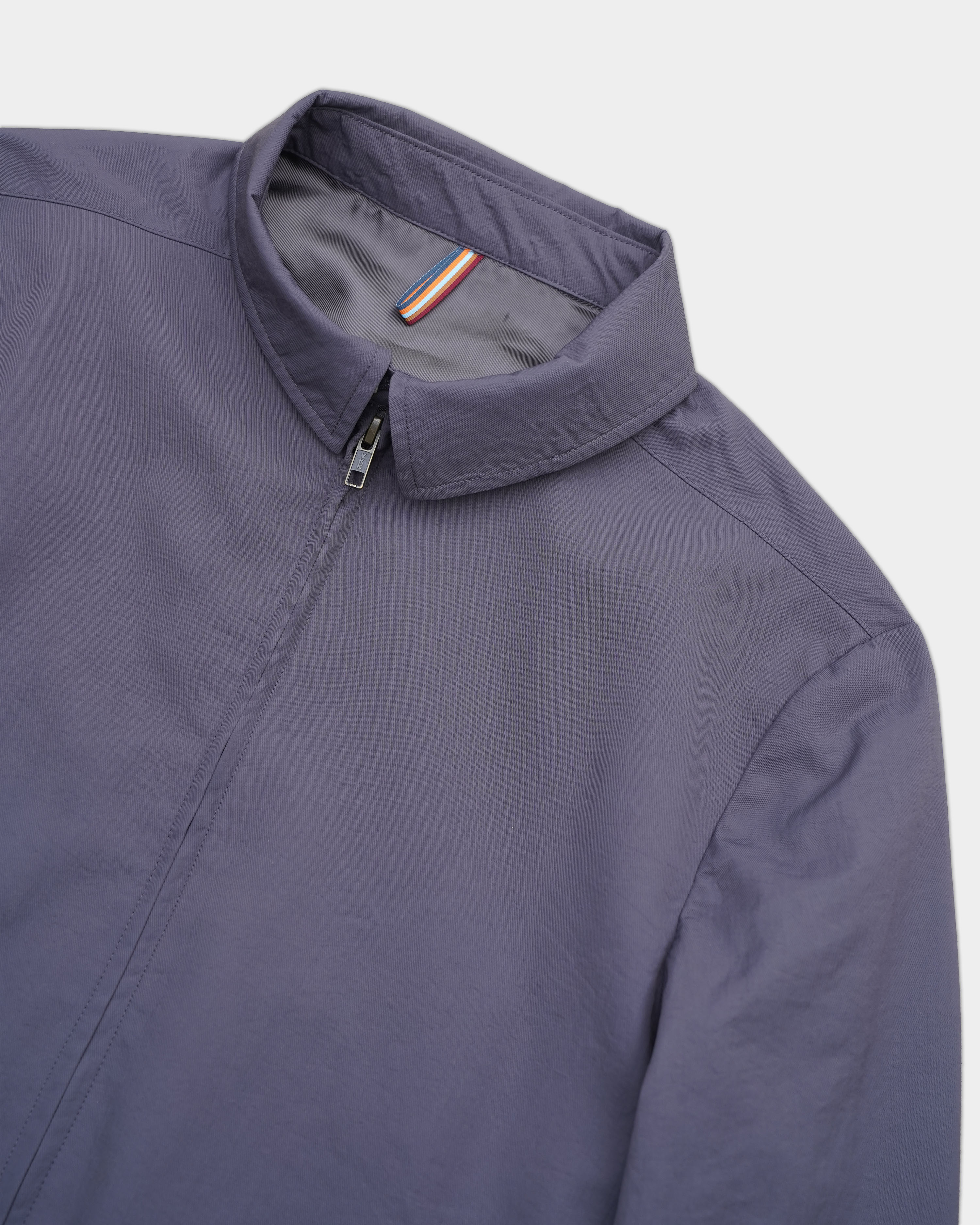 Bare Brown Bomber Jacket with 2 way Zipper - Grey