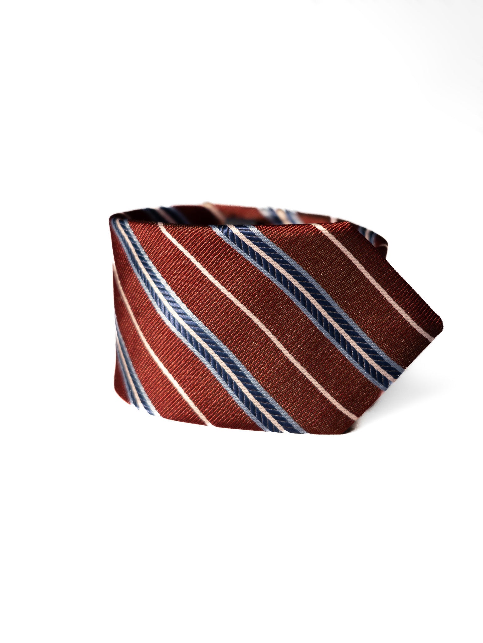 Men's Perfect Stripes Microfibre Formal Tie 150cm - Maroon