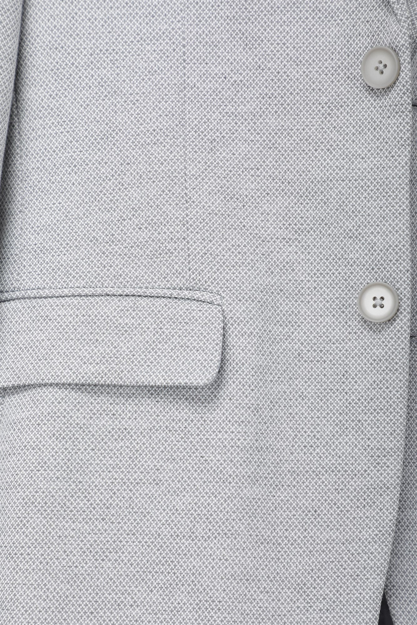 T the brand Slim Fit Knit Blazer - Grey