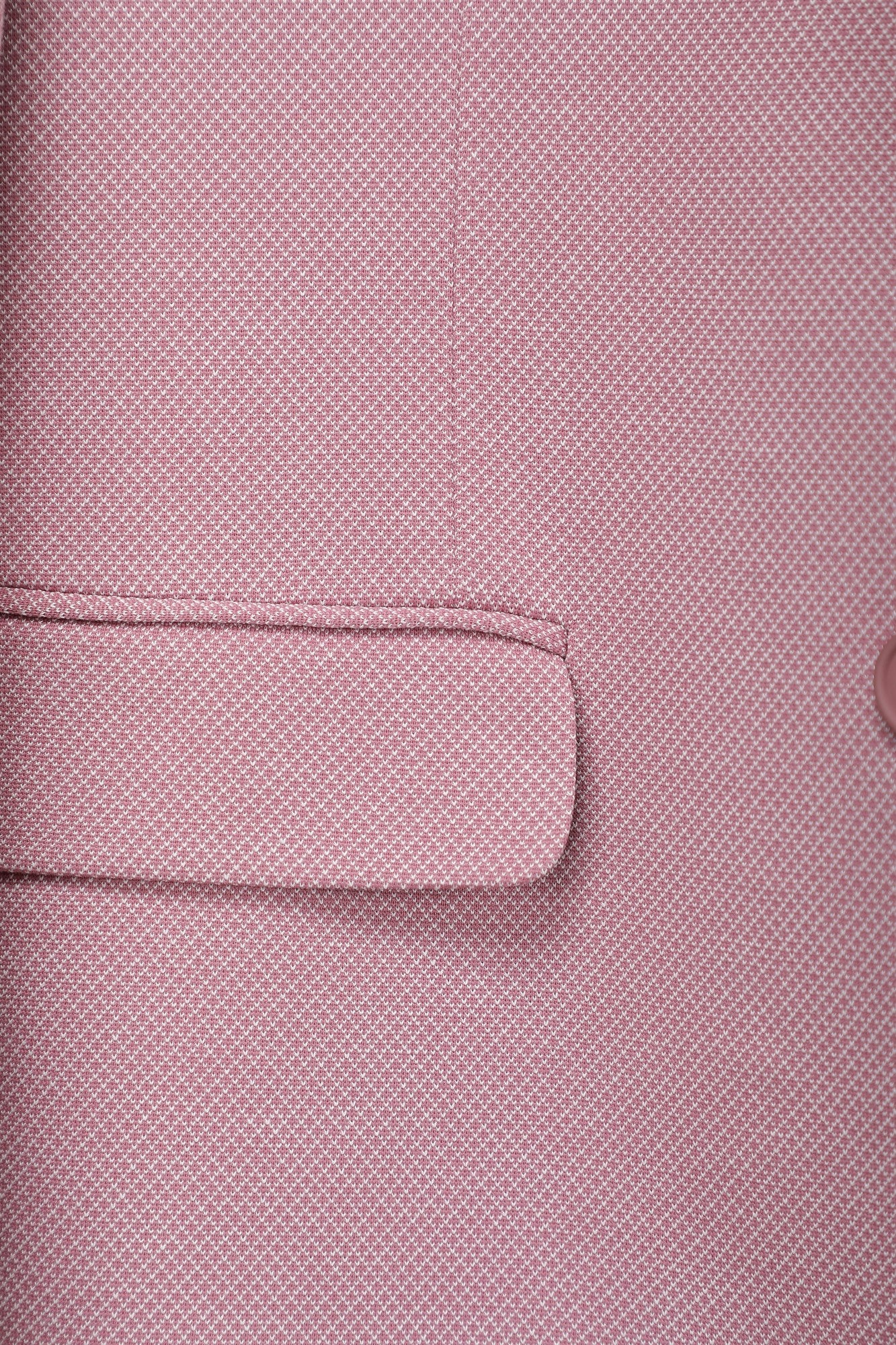 T the brand Slim Fit Knit Blazer - Pink