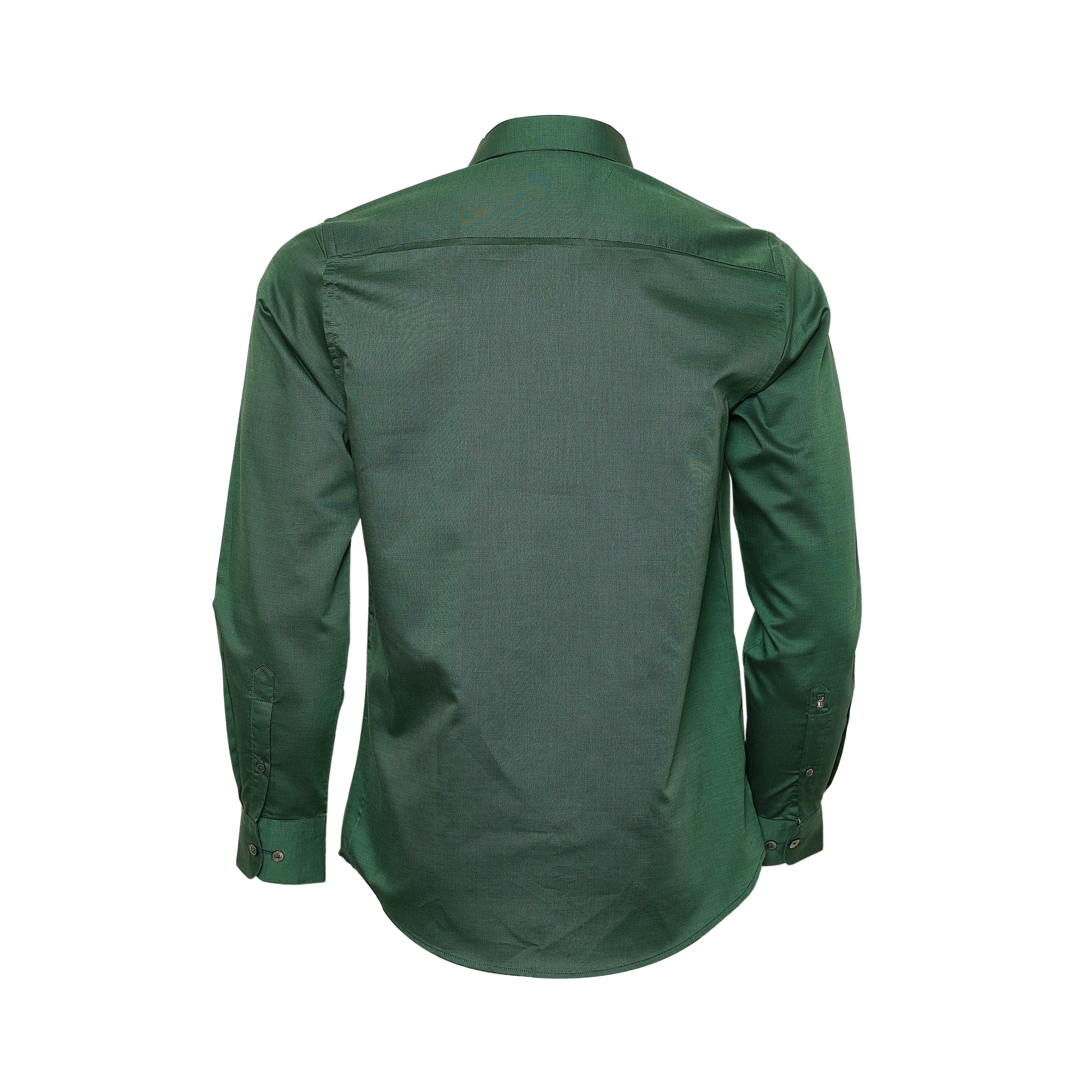Superfine Supima Cotton, Dark Green Full-sleeved shirt