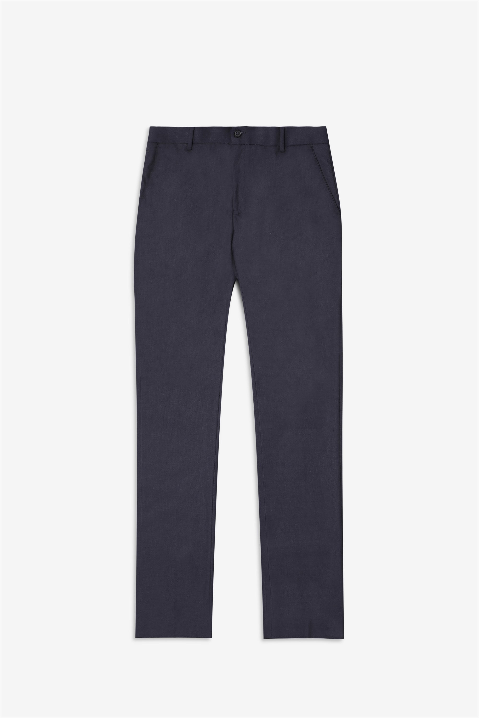 T the brand Stretch Formal Flat Front Trouser - Grey