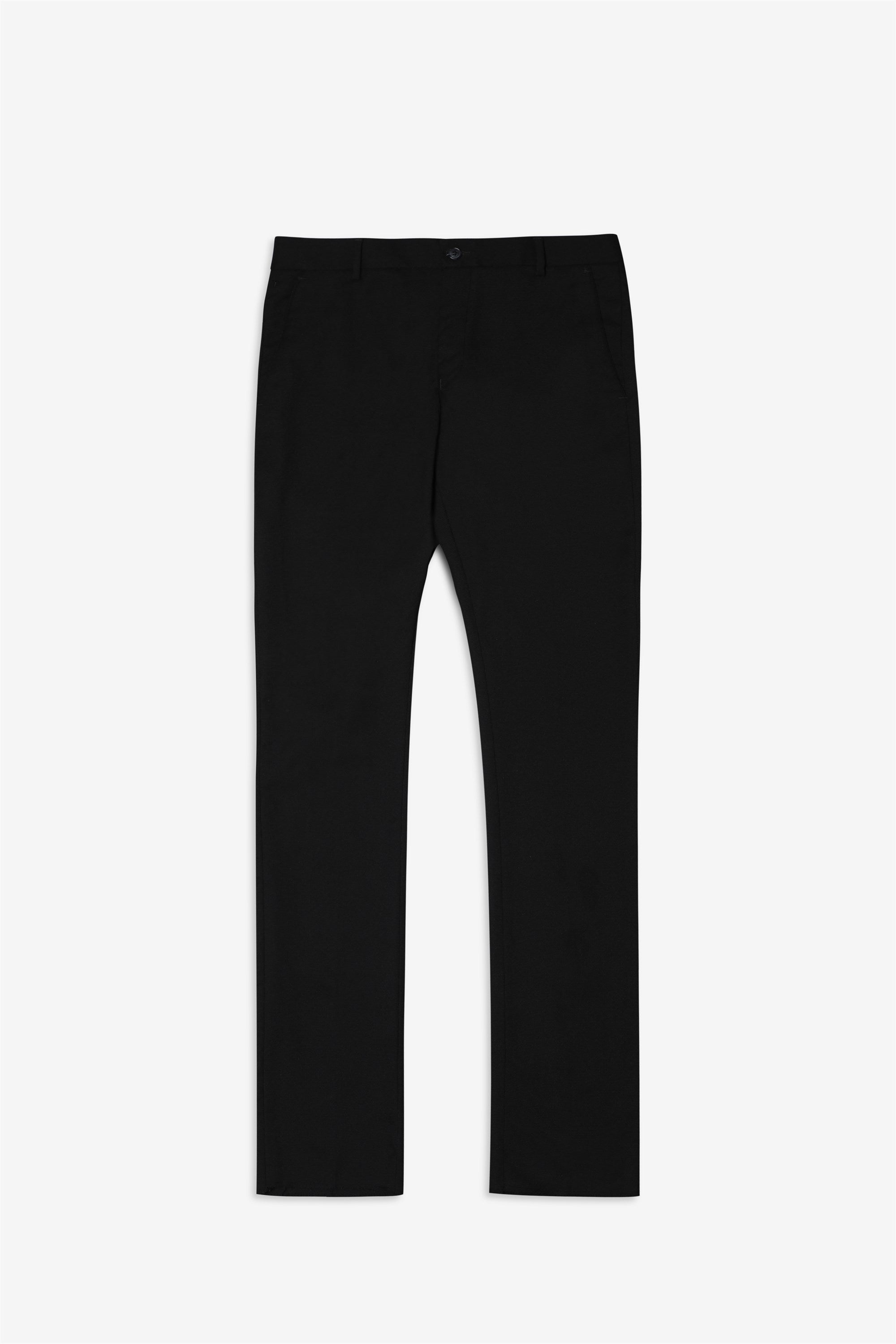 T the brand Stretch Formal Micro Dobby Trouser - Black