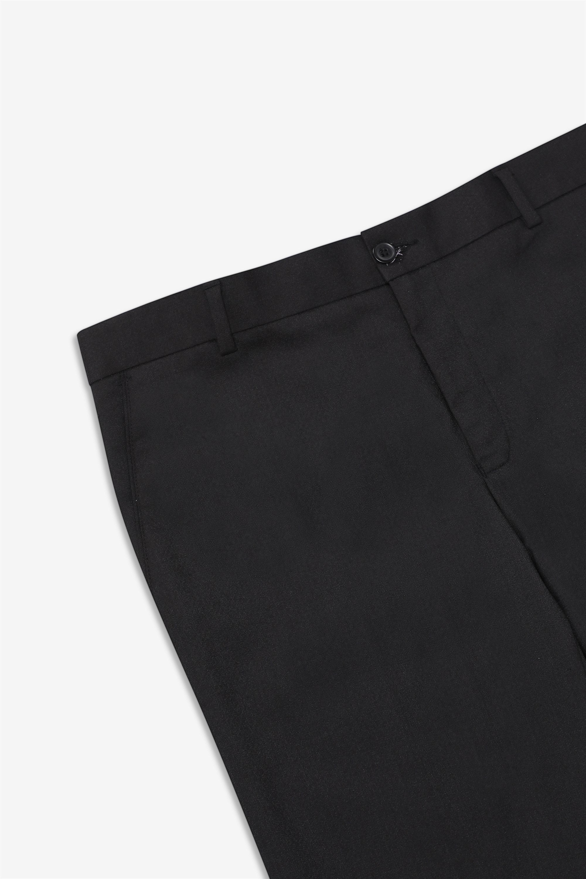 T the brand Stretch Formal Flat Front Trouser - Black