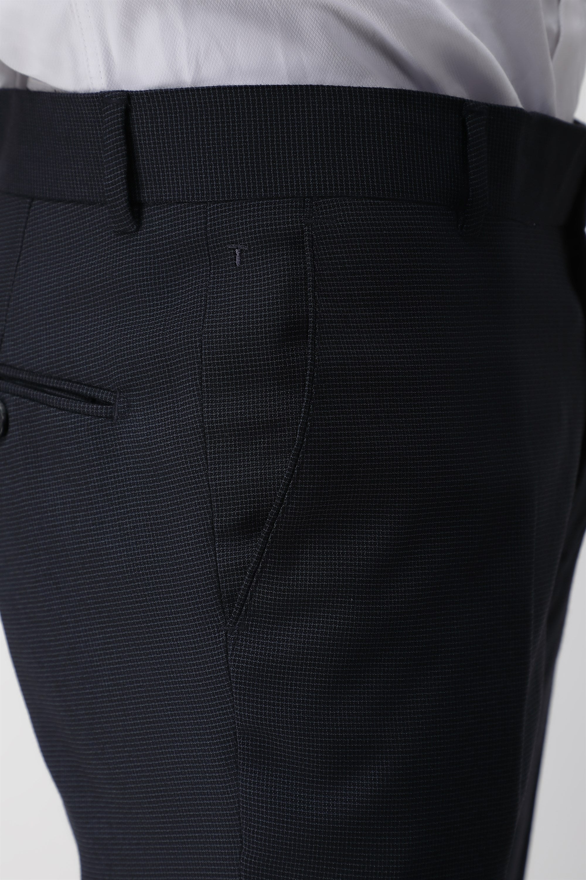 Westport Black 3Sixty5 Stretch Wool Flat Front Suit Pants - Westport Big &  Tall