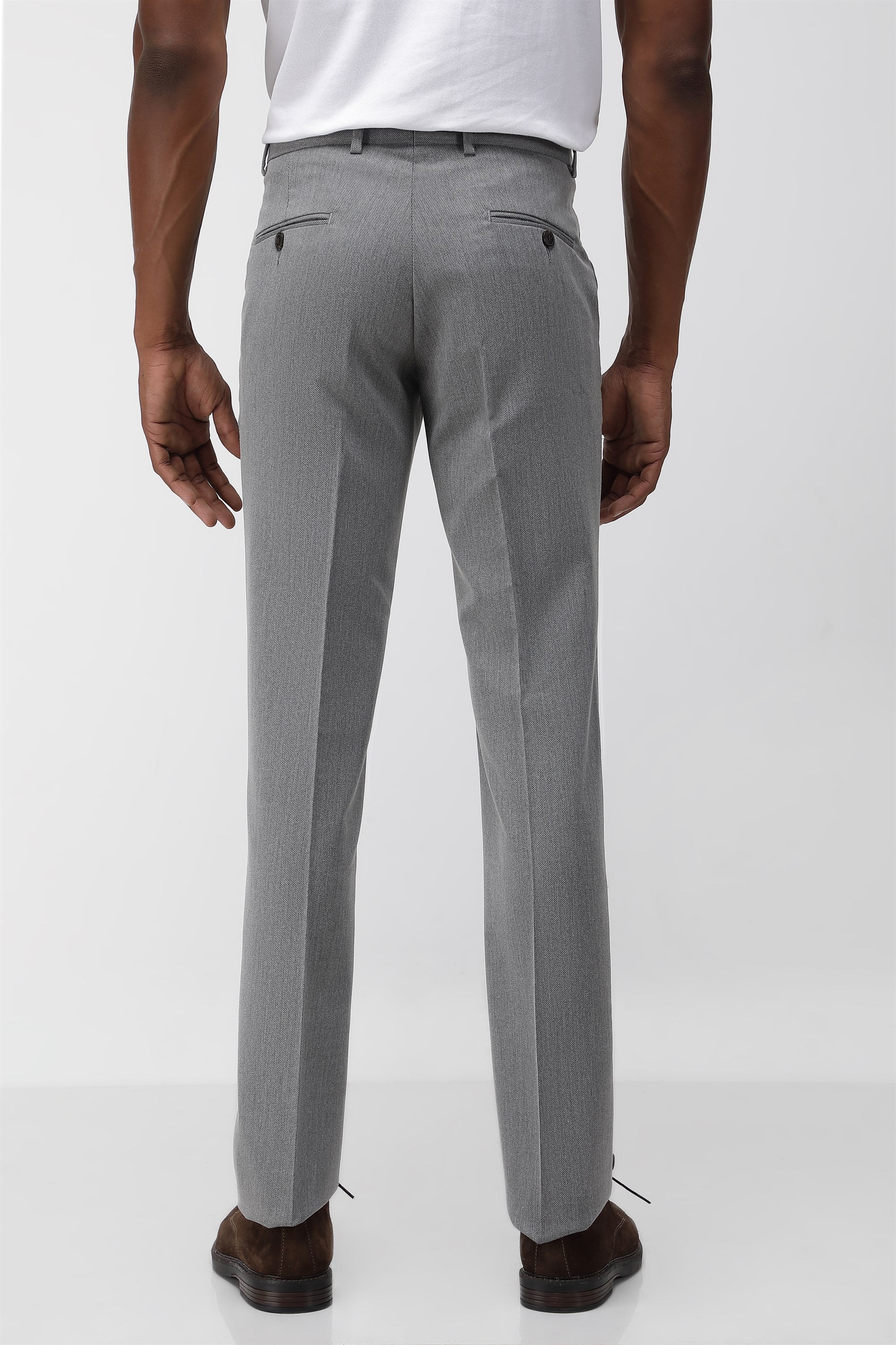 Men's Grey SUIT TROUSERS Plain Atelier Suits | Reiss USA