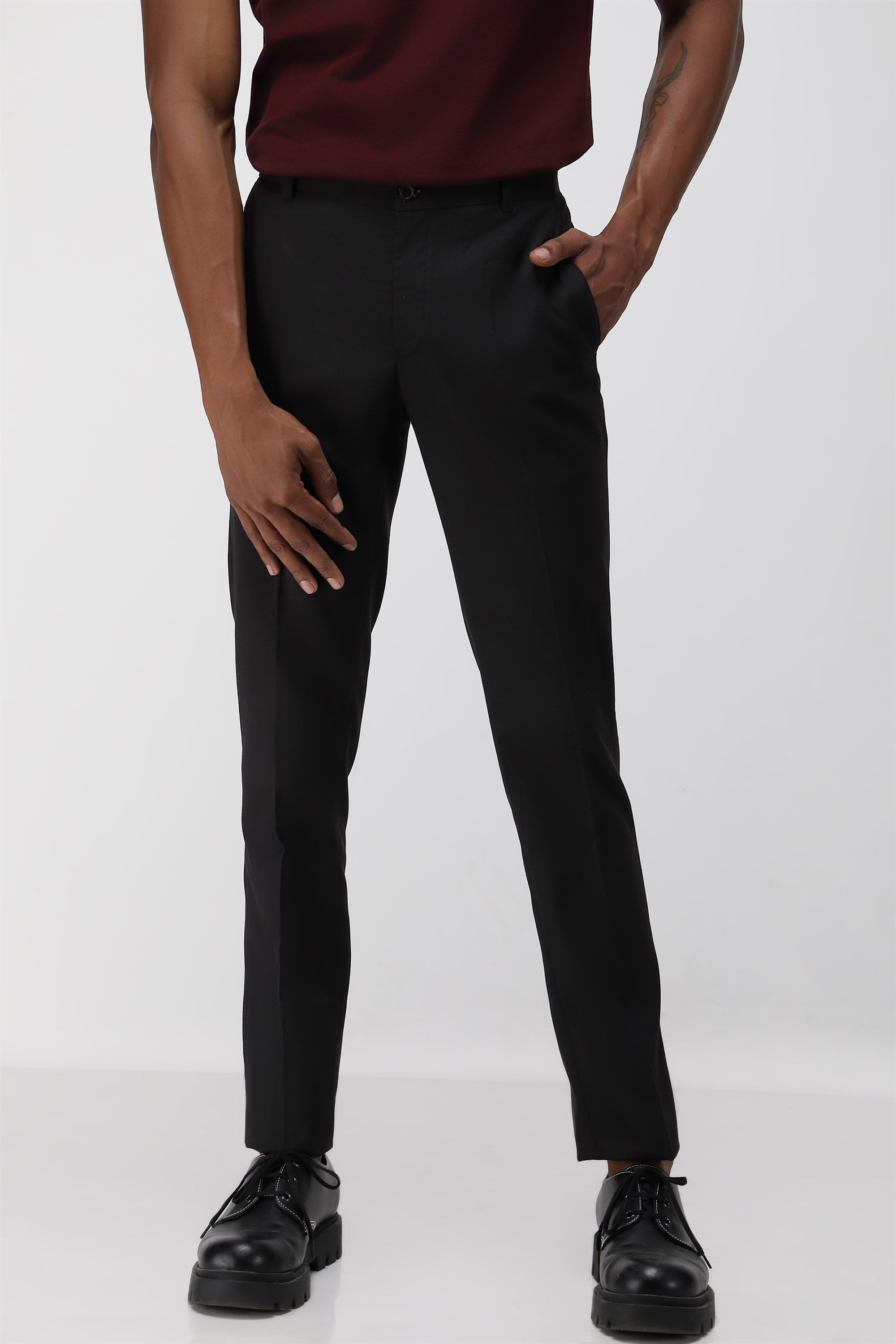 Buy Broadstar Women |Black |Wide Leg| Loose Fit |High-Rise |Fully  Stretchable| Comfort Fit|Formal Trousers at Amazon.in