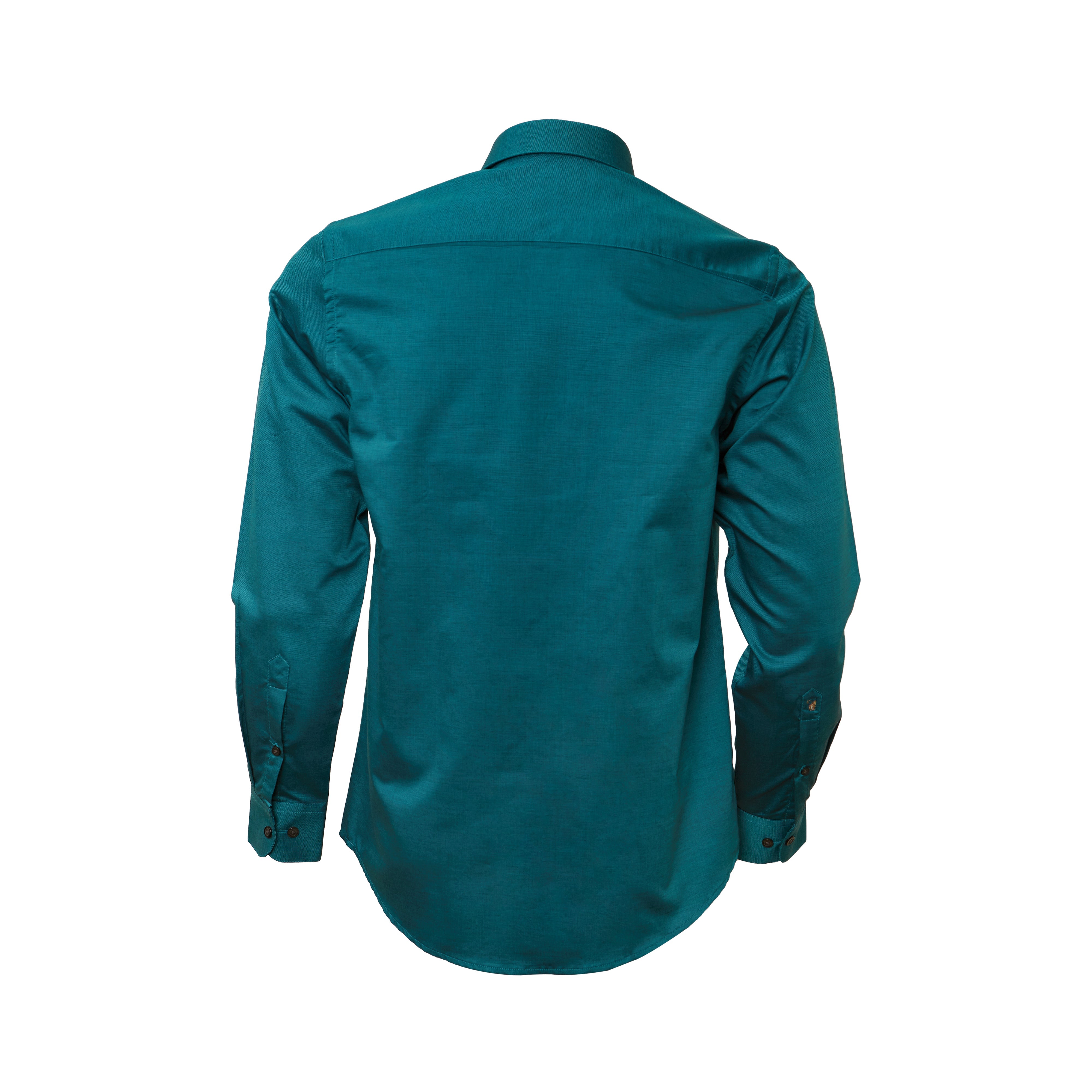 Supima Cotton Petrol Green Full-sleeved shirt